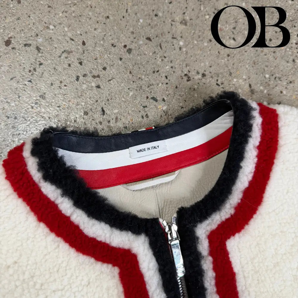 Thom Browne Shearling Cropped Jacket 42 outerwear