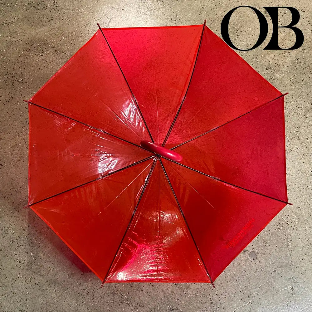 Undercover Red Clear Umbrella accessories