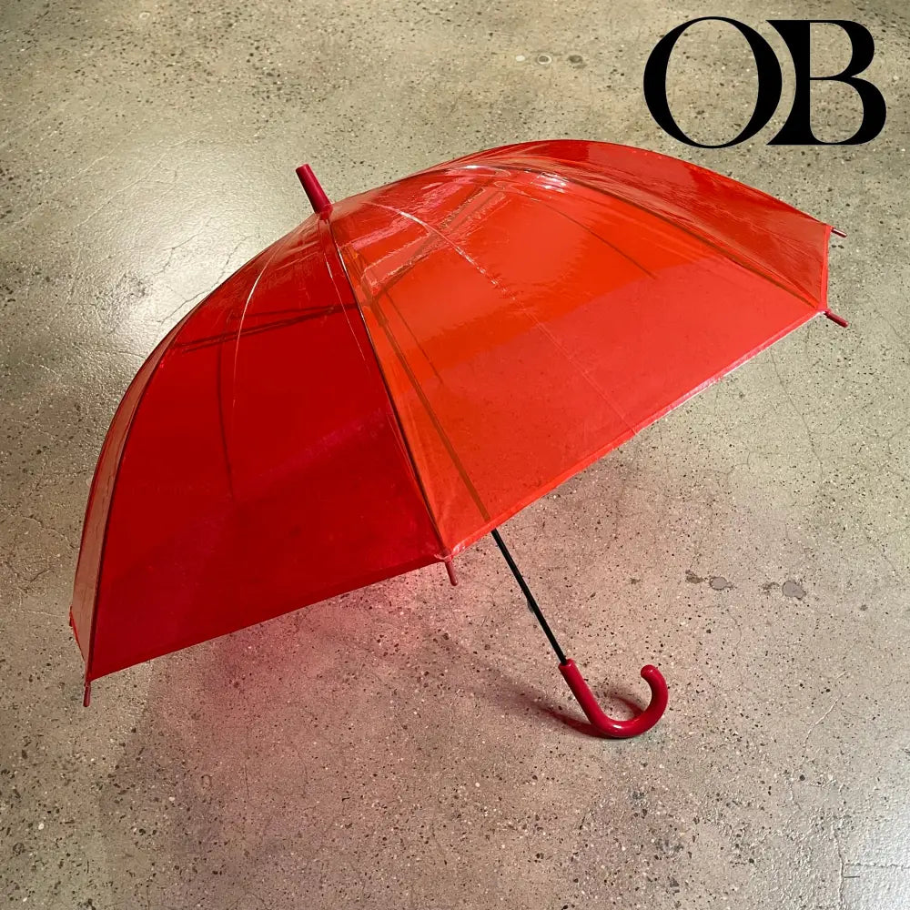 Undercover Red Clear Umbrella accessories