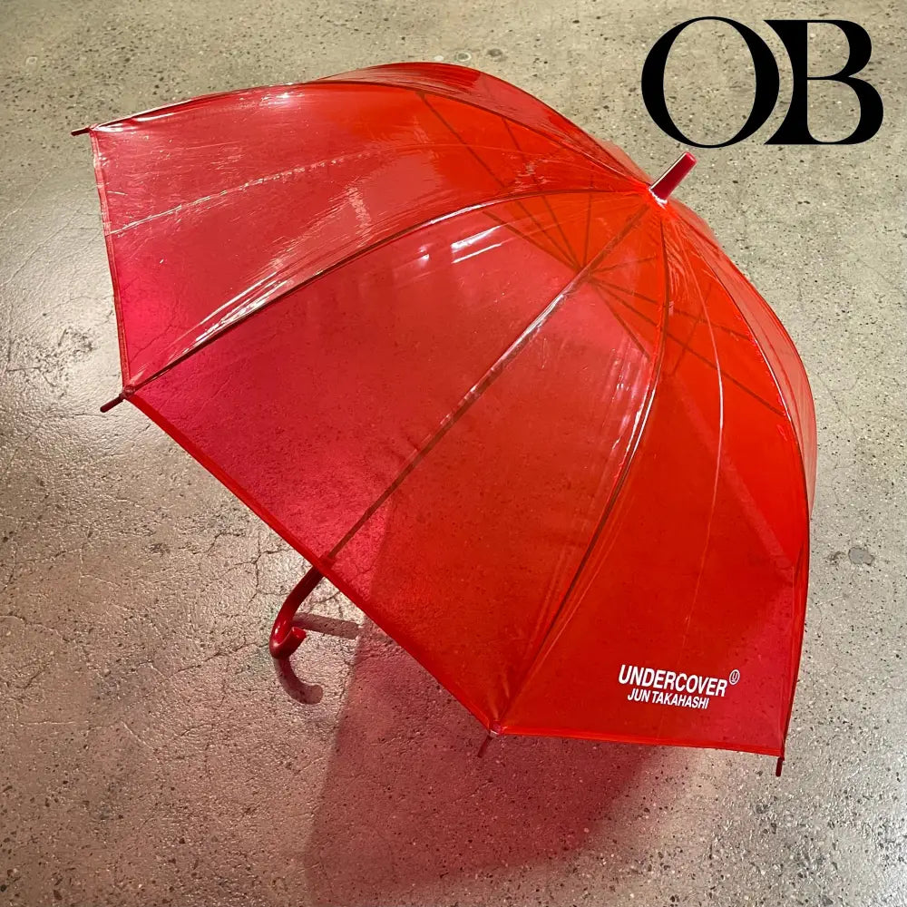 Undercover Red Clear Umbrella accessories