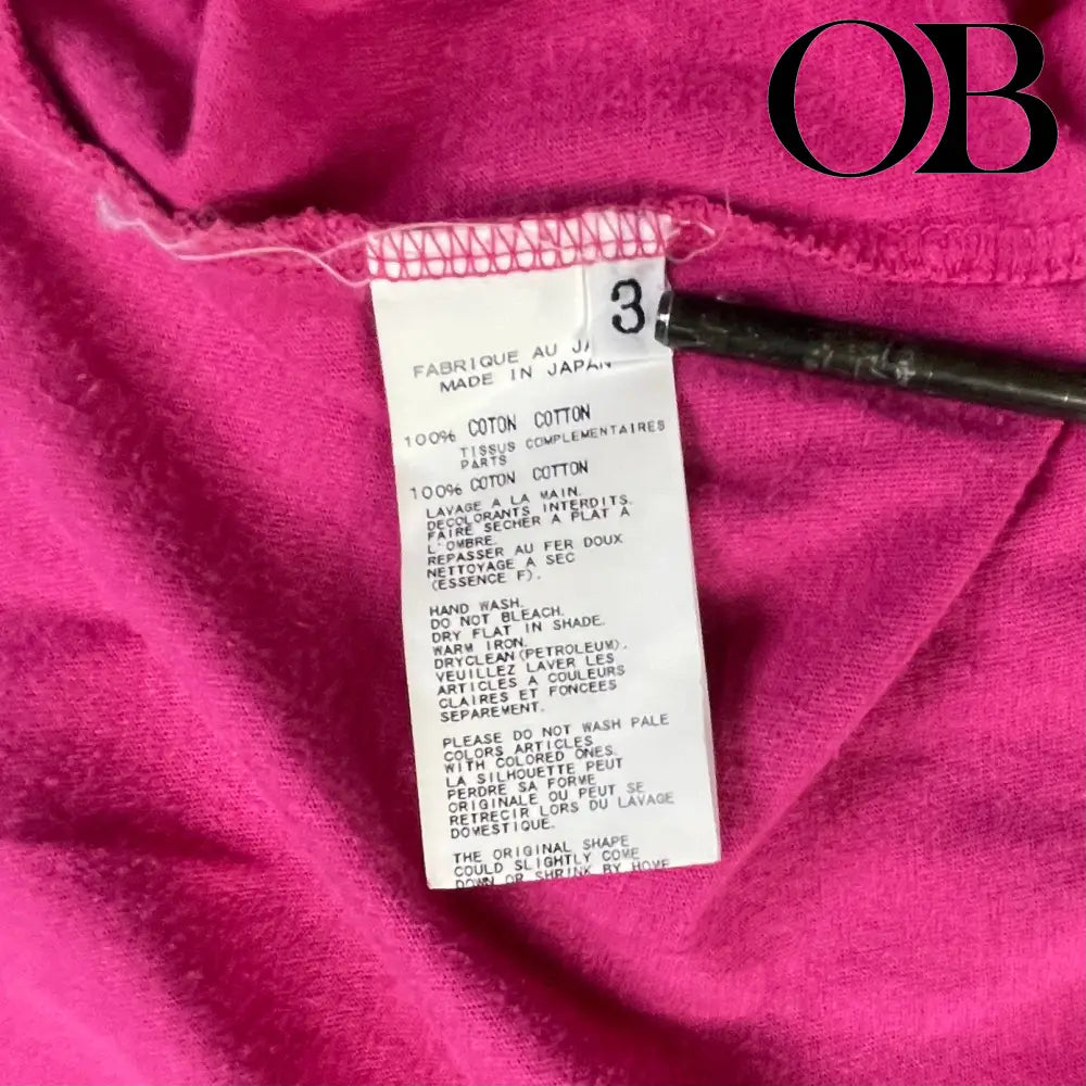 Yohji Yamamoto Pink Multi LS 