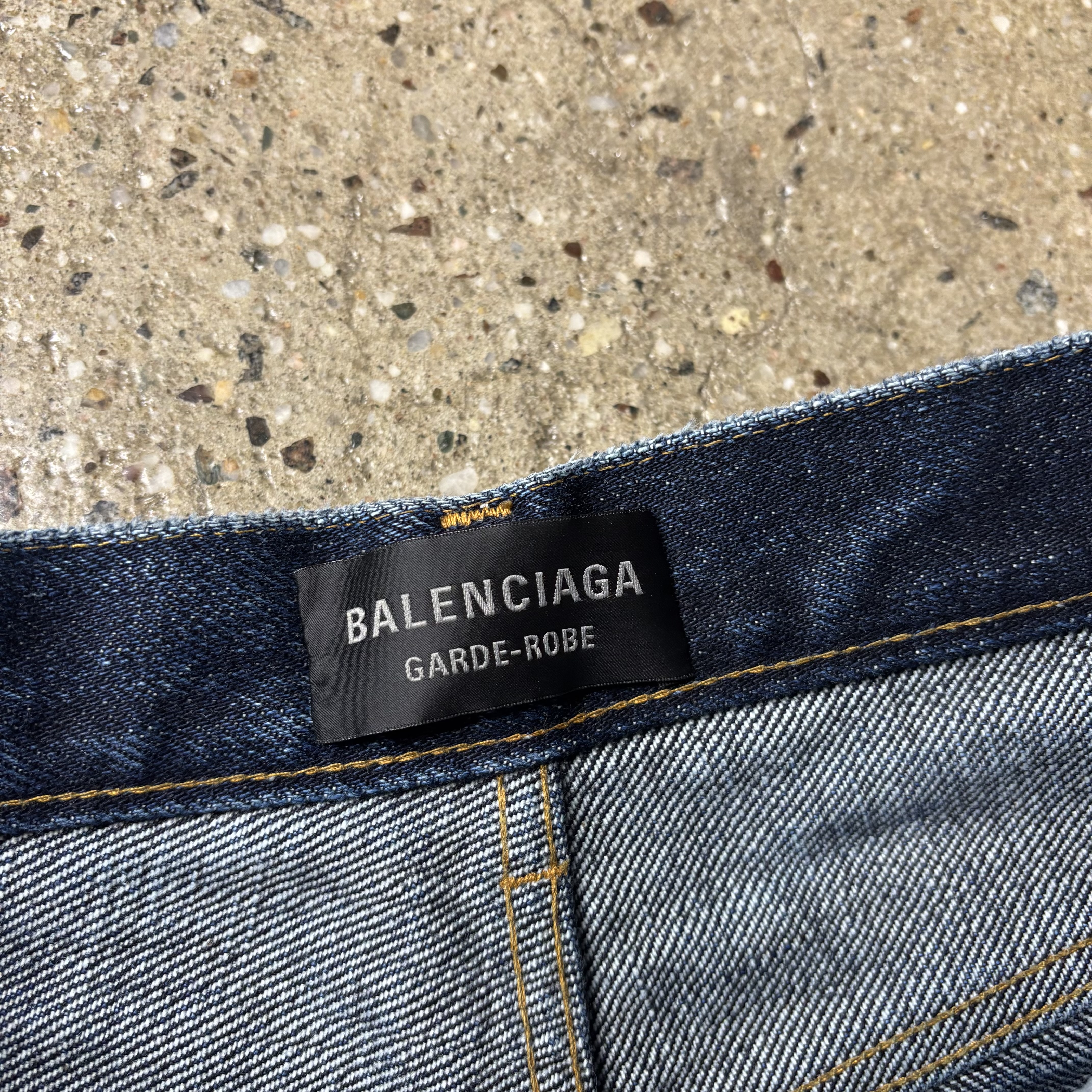 Balenciaga Heavy Weight Faded Jeans - View 4
