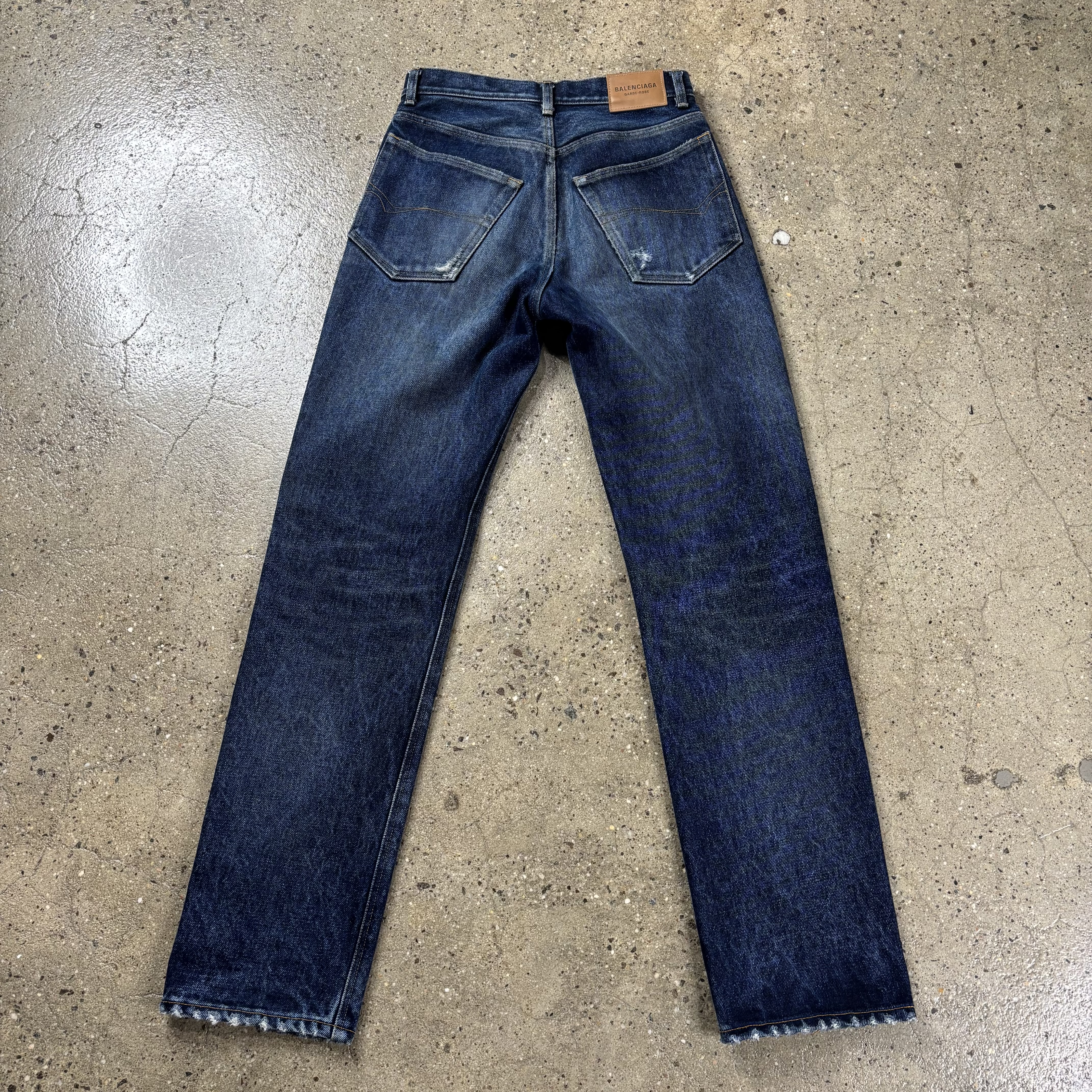 Balenciaga Heavy Weight Faded Jeans - View 6