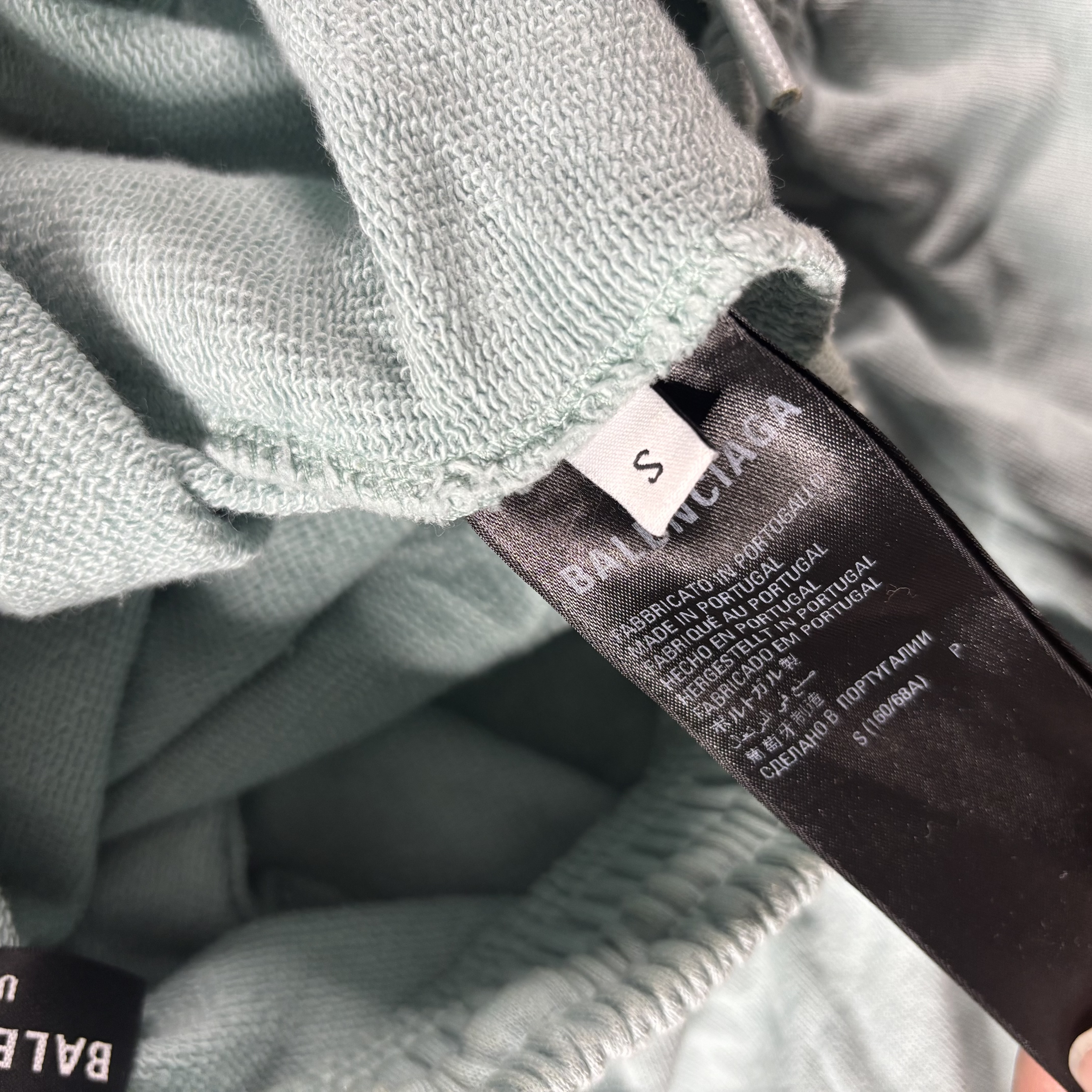 Balenciaga B Logo Sweat Shorts - View 4