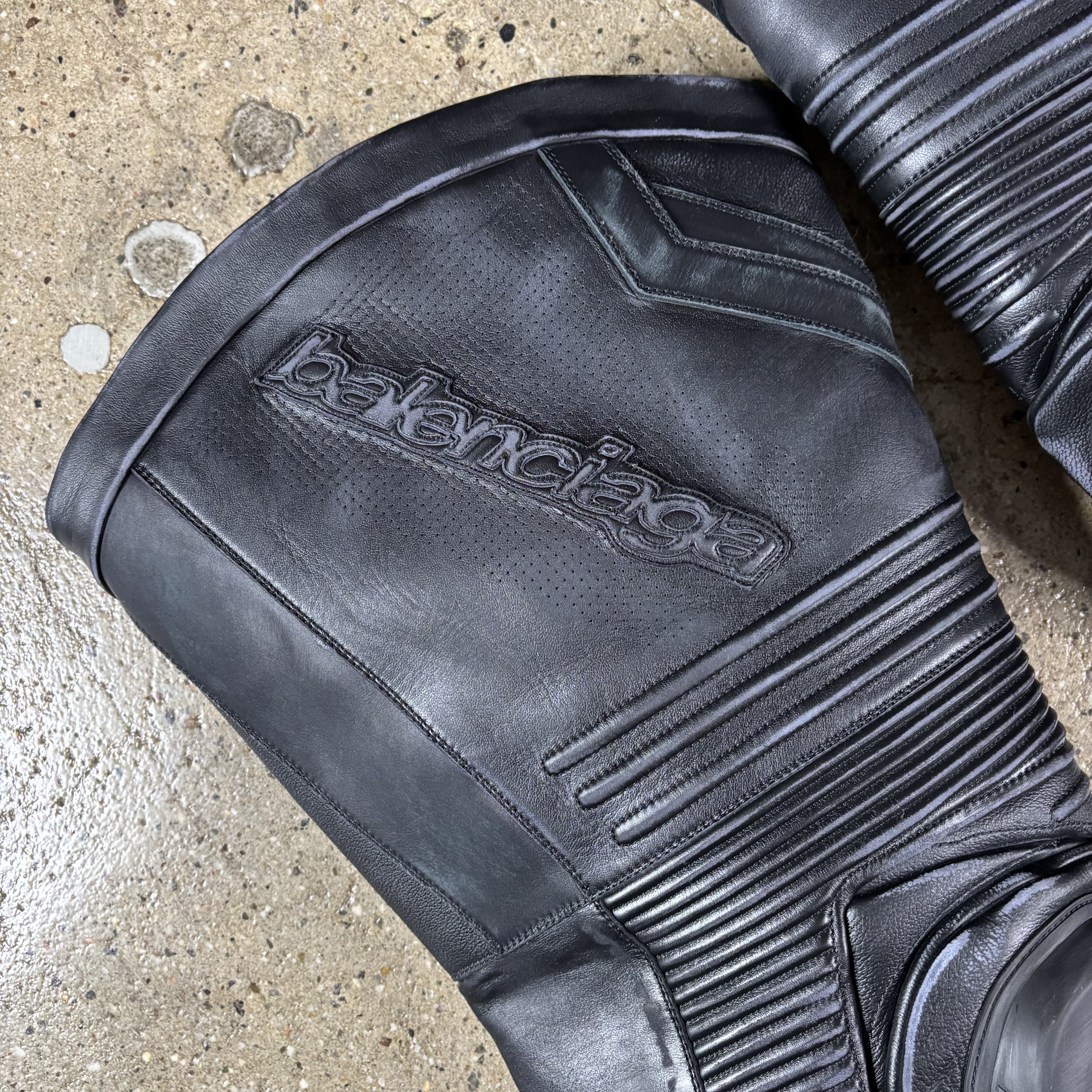 Balenciaga Biker Over-the-knee Boots - View 2