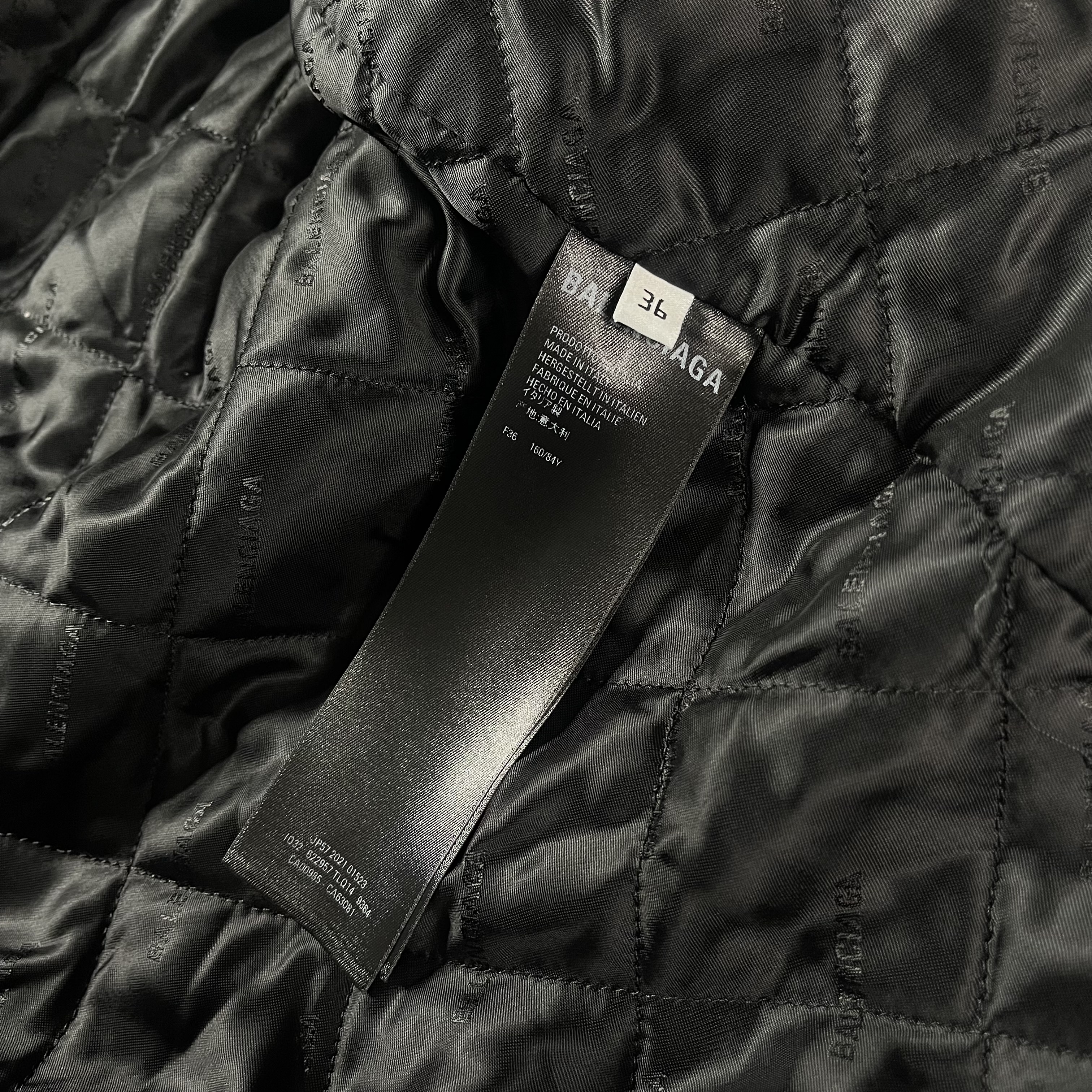 Balenciaga Quilted Cheetah Print Fleece - View 5