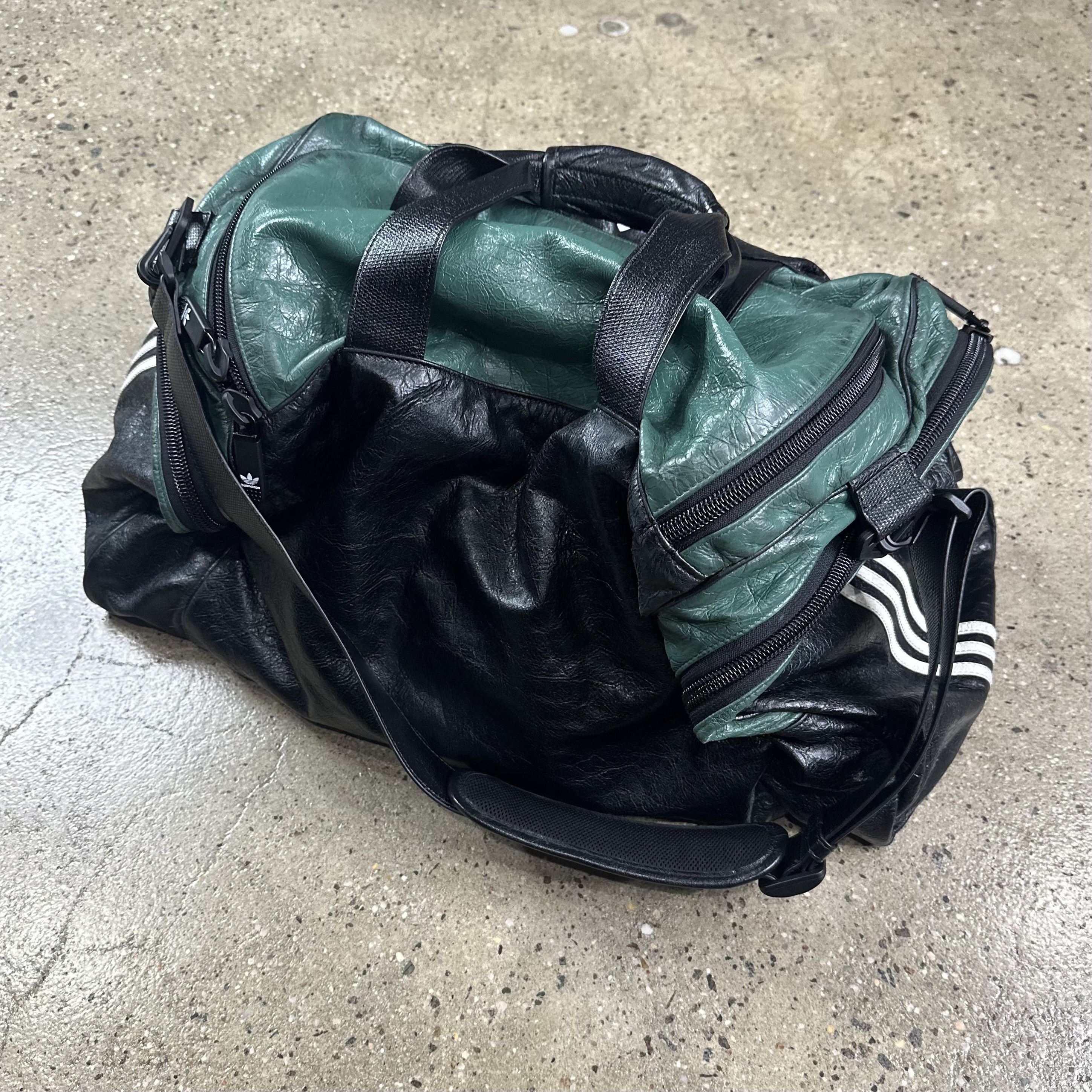 Balenciaga Adidas Leather Duffle Bag - View 3