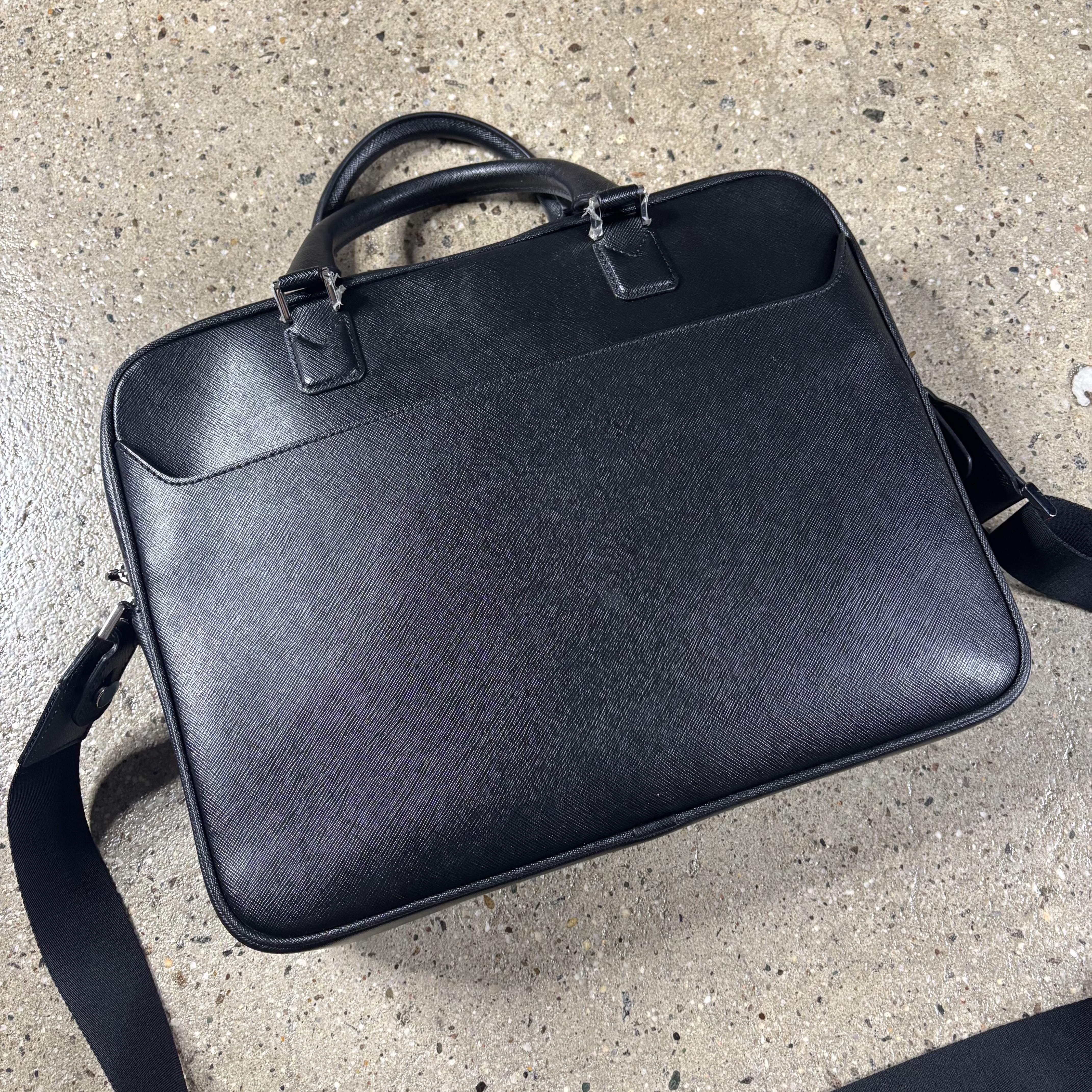 Bape Montblanc Leather Suitcase  - View 4