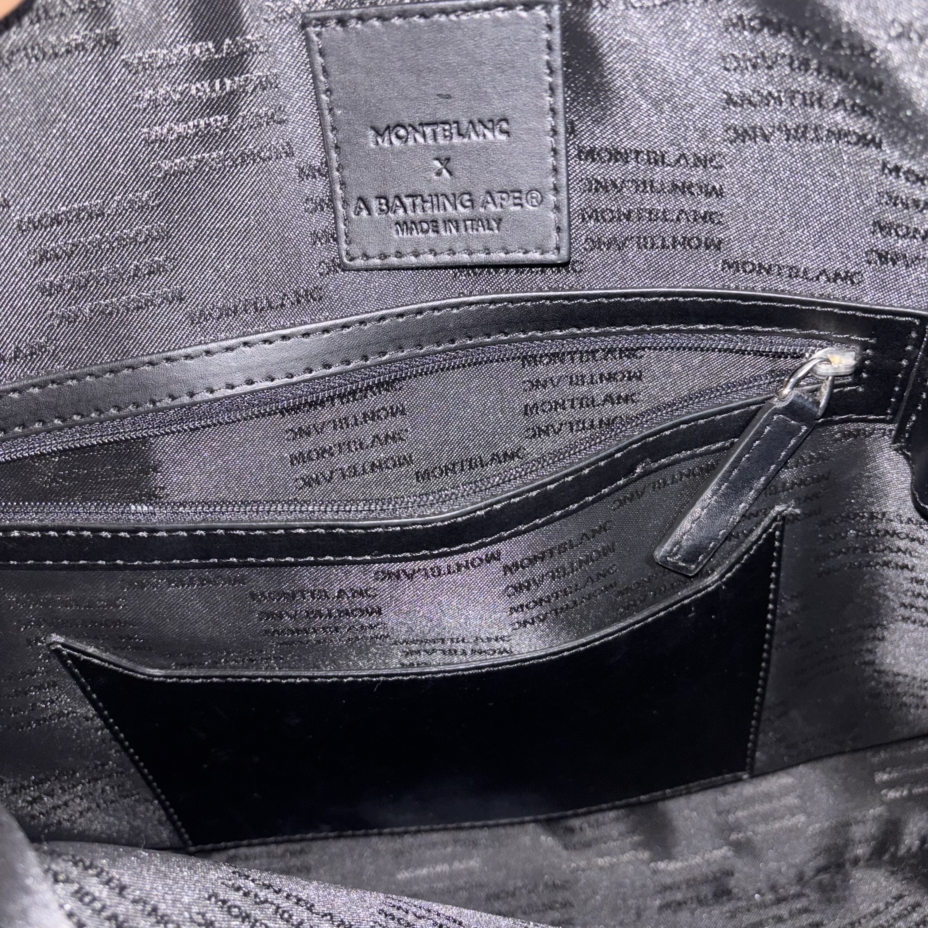 Bape Montblanc Leather Suitcase  - View 5