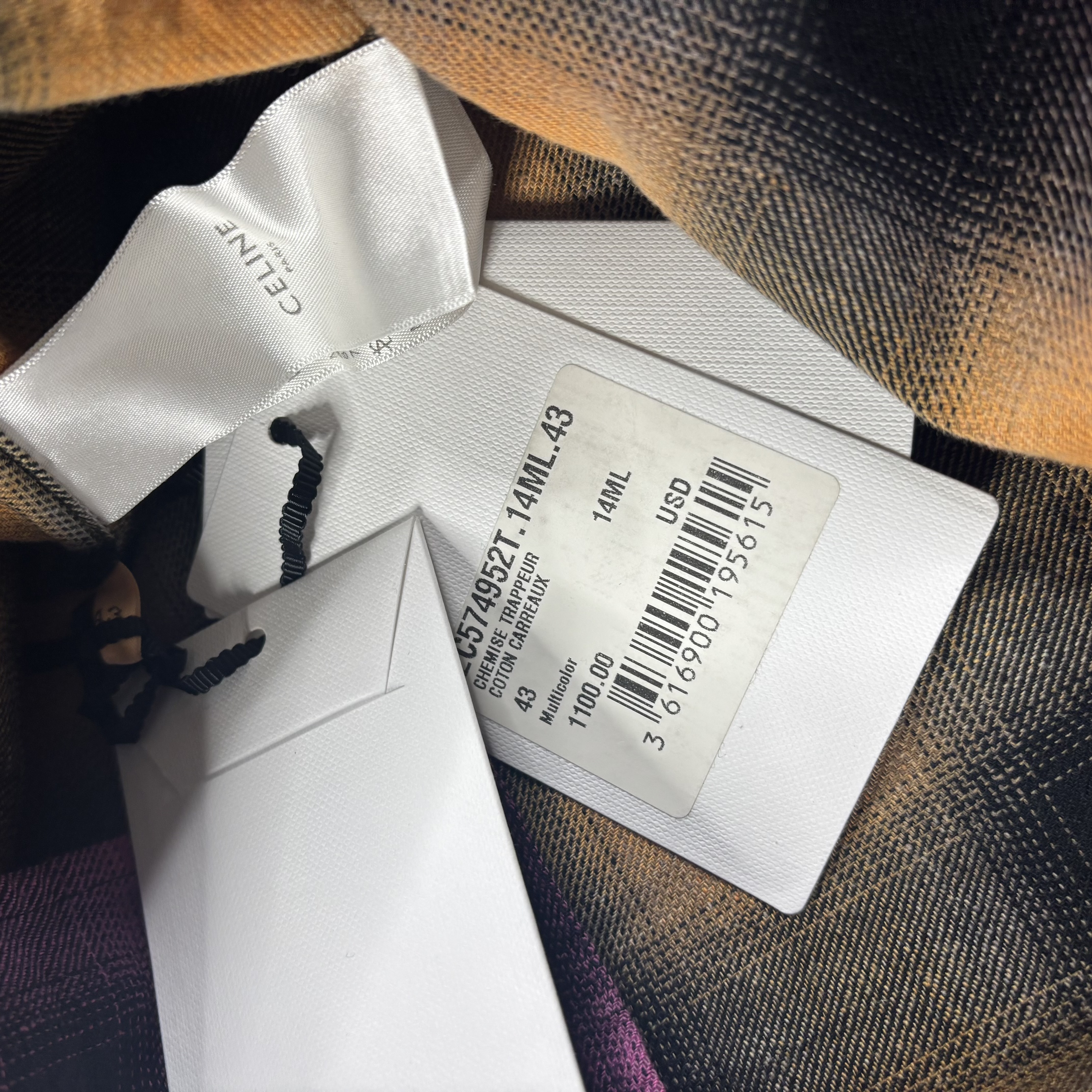 Celine Multicolor Plaid Flannel - View 3