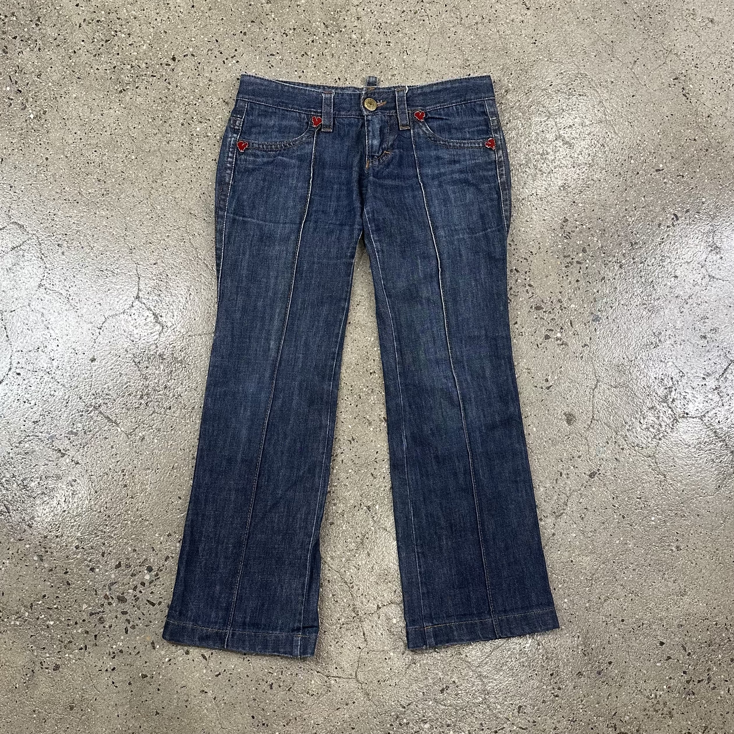 Pleated Jeans