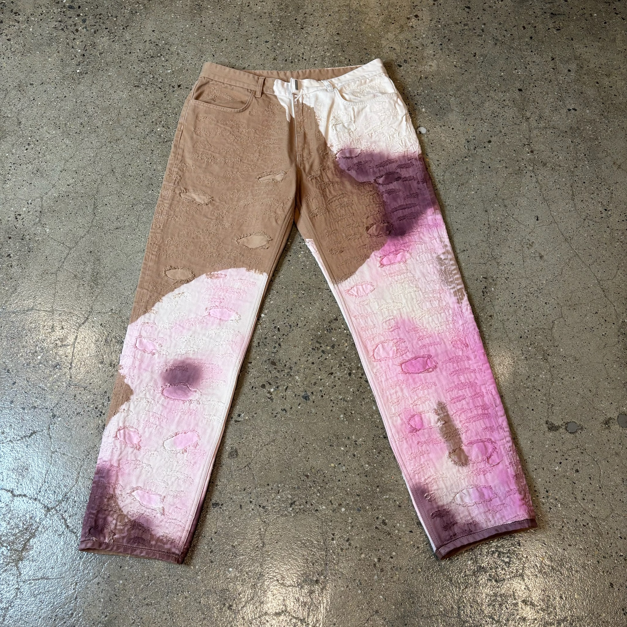 Distressed Boro Denim