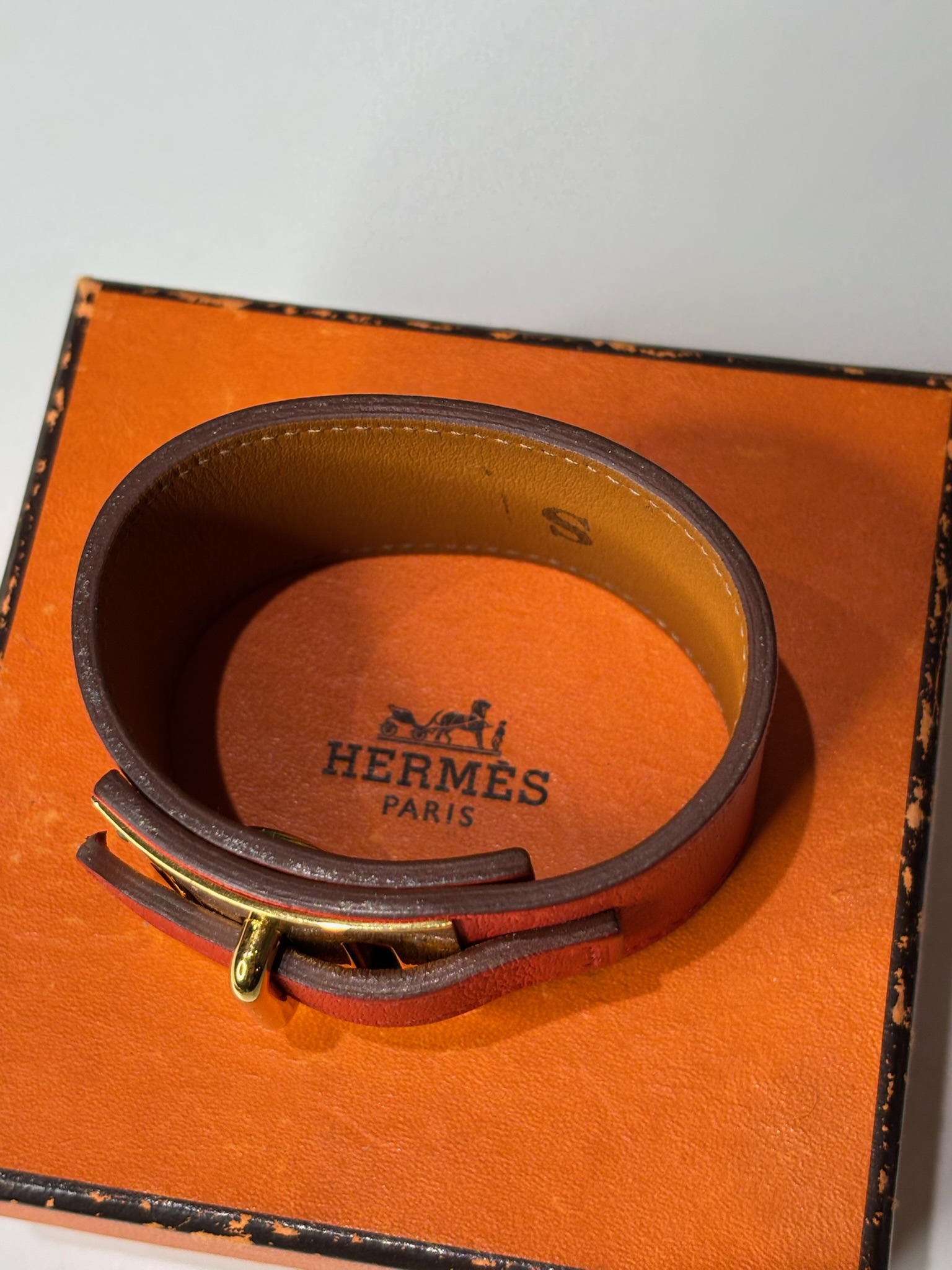 Hermes Sample Leather Bracelet - View 3