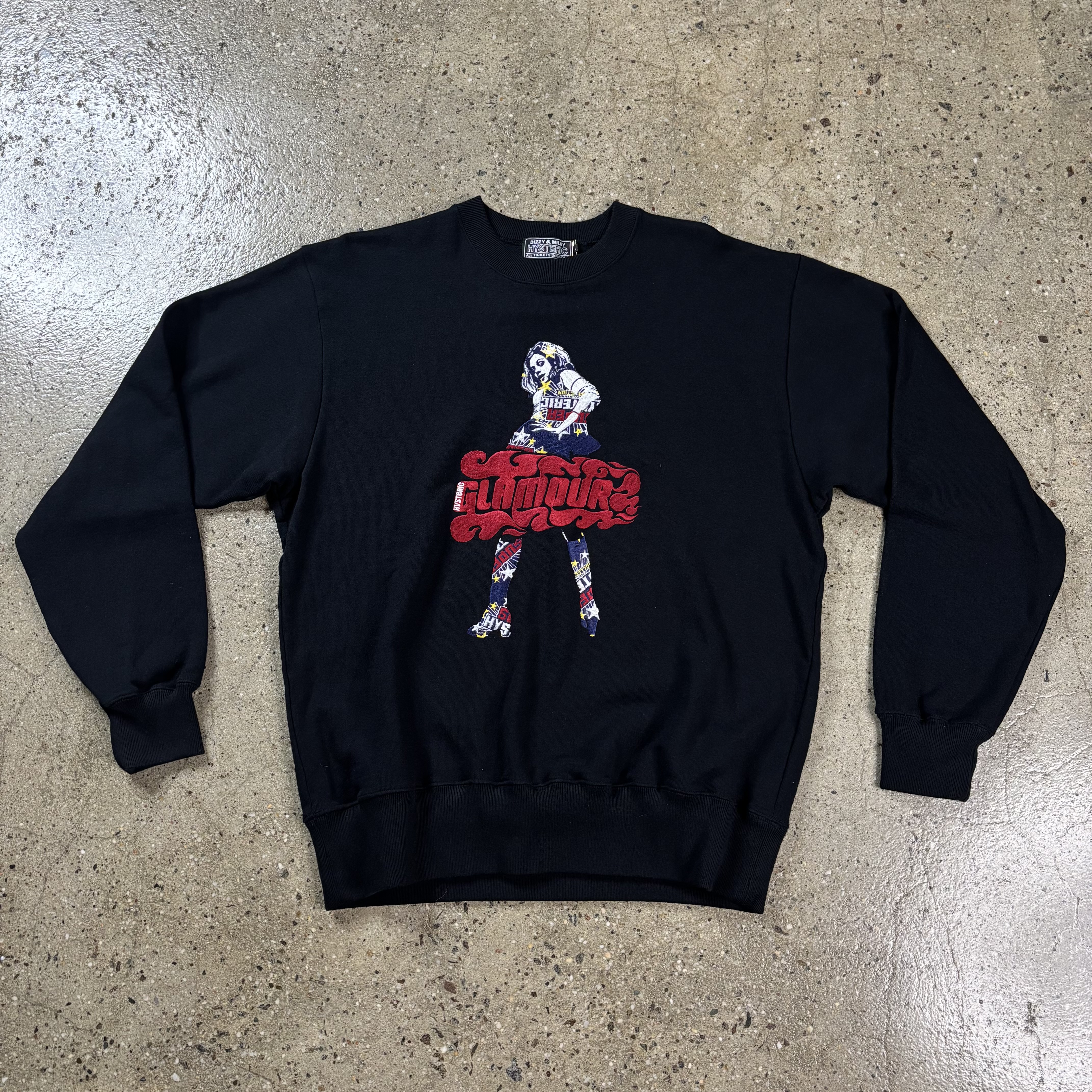 Embroidered Girl Crewneck