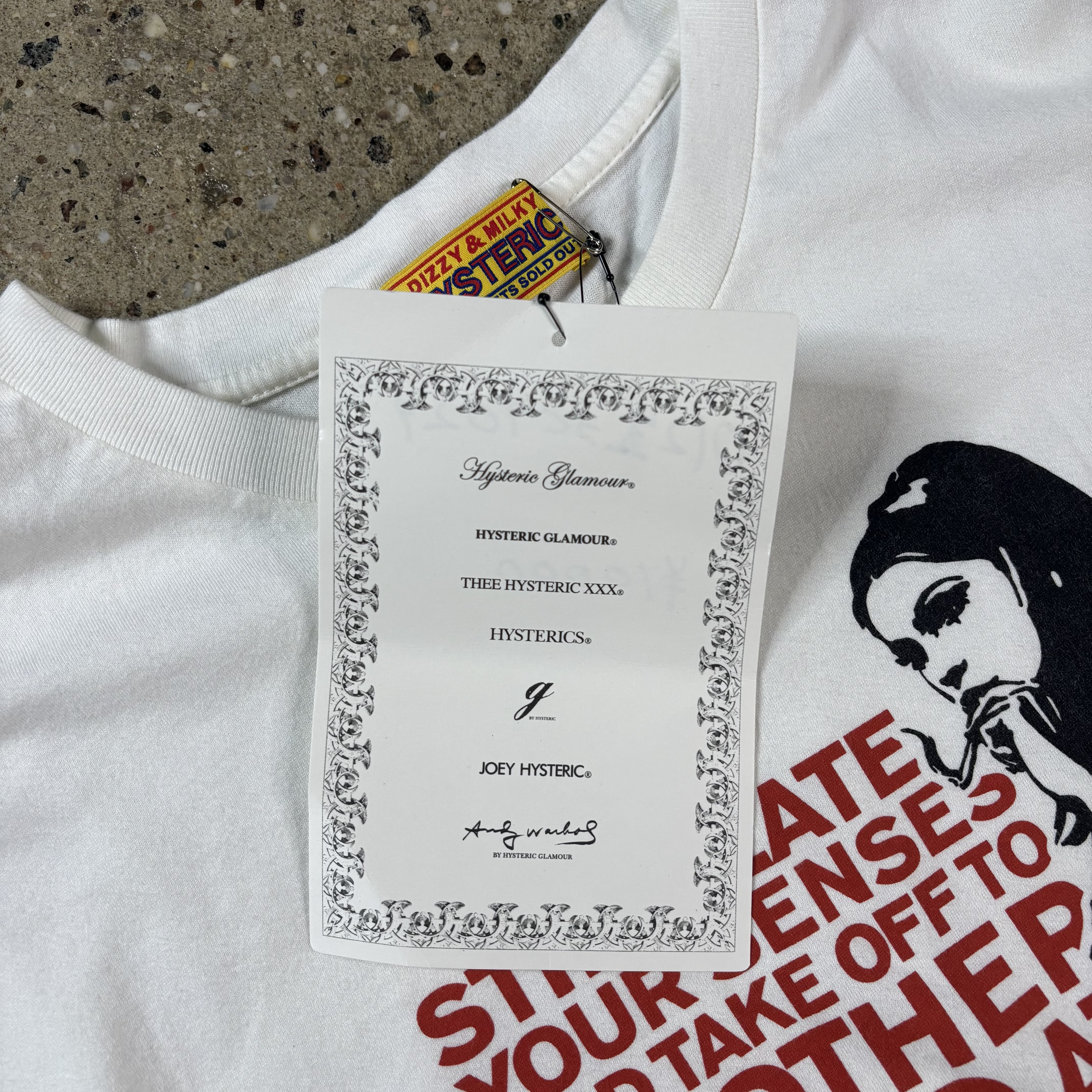 Hysteric Glamour Stimulated Senses Baby Tee - View 3