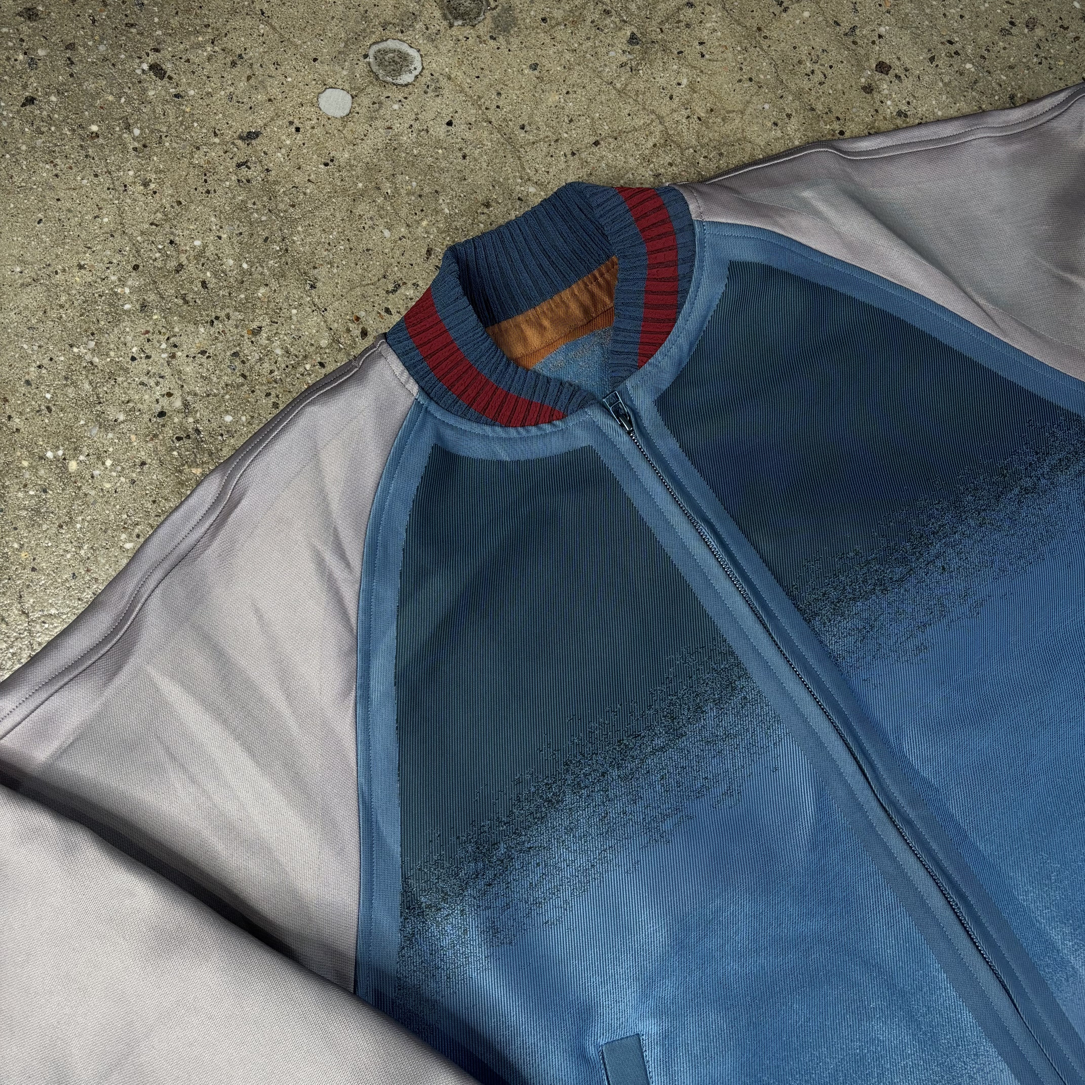 Issey Miyake Yokoo Tadanori Pleated Bomber - View 3