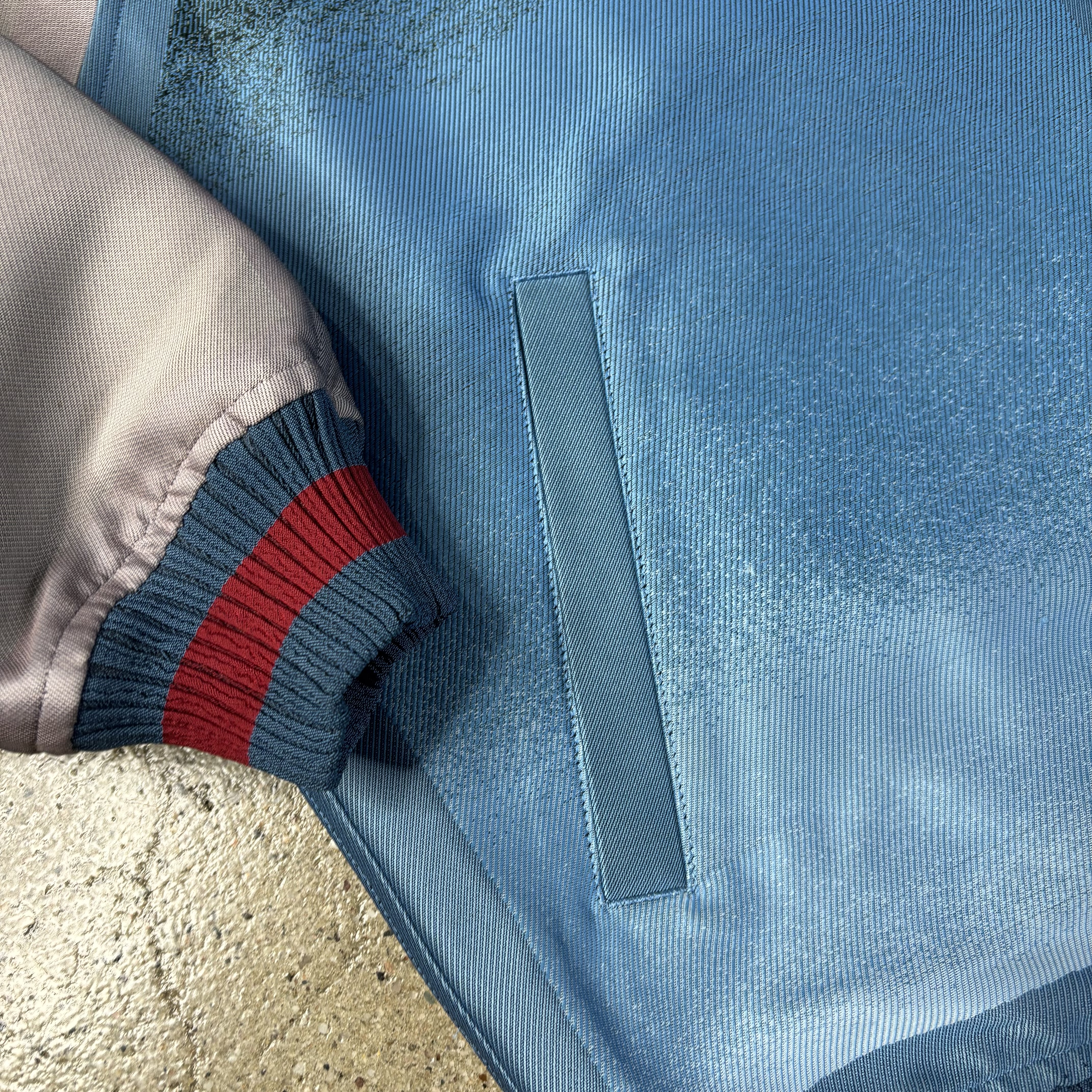 Issey Miyake Yokoo Tadanori Pleated Bomber - View 6