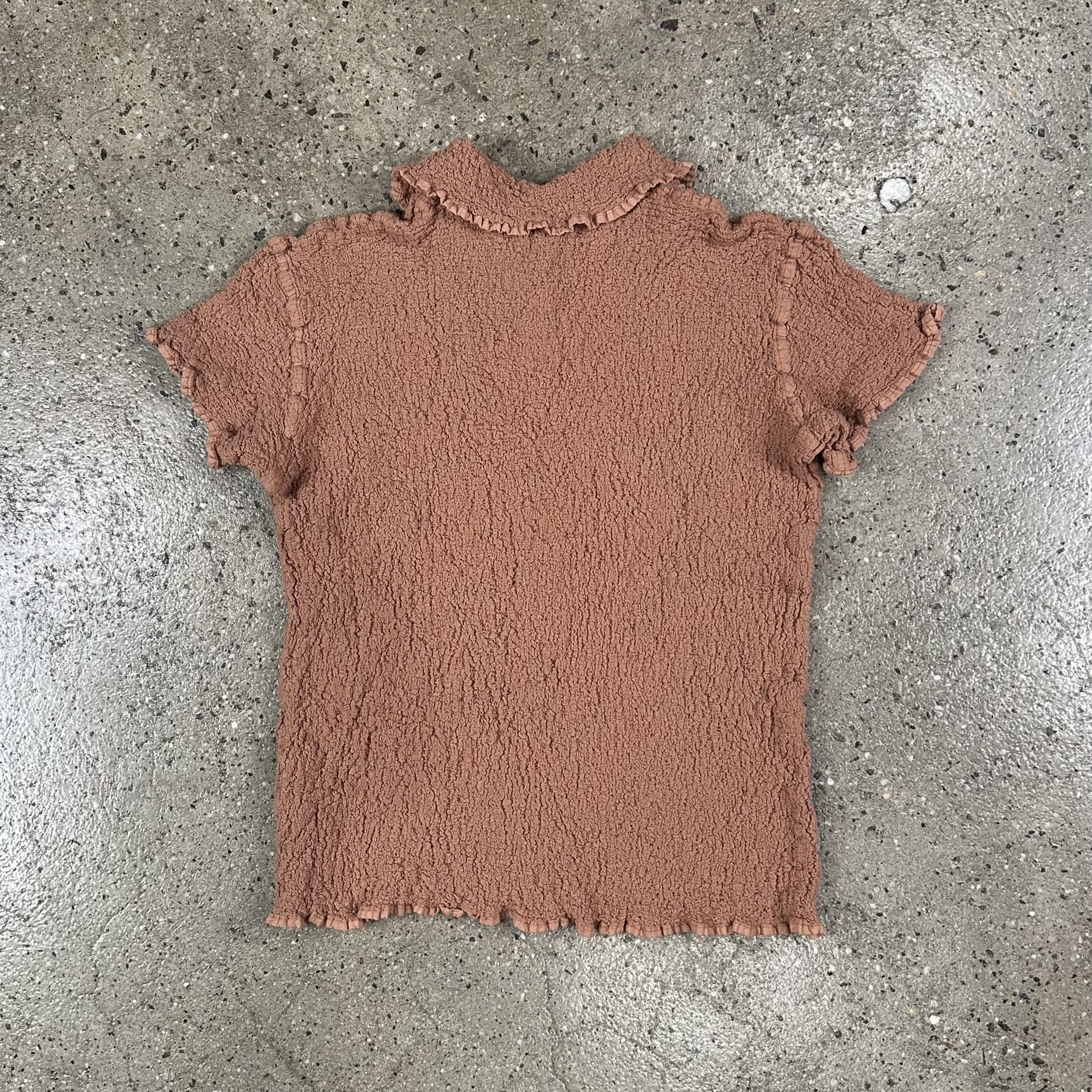 Issey Miyake Crinkled Polo Shirt - View 3