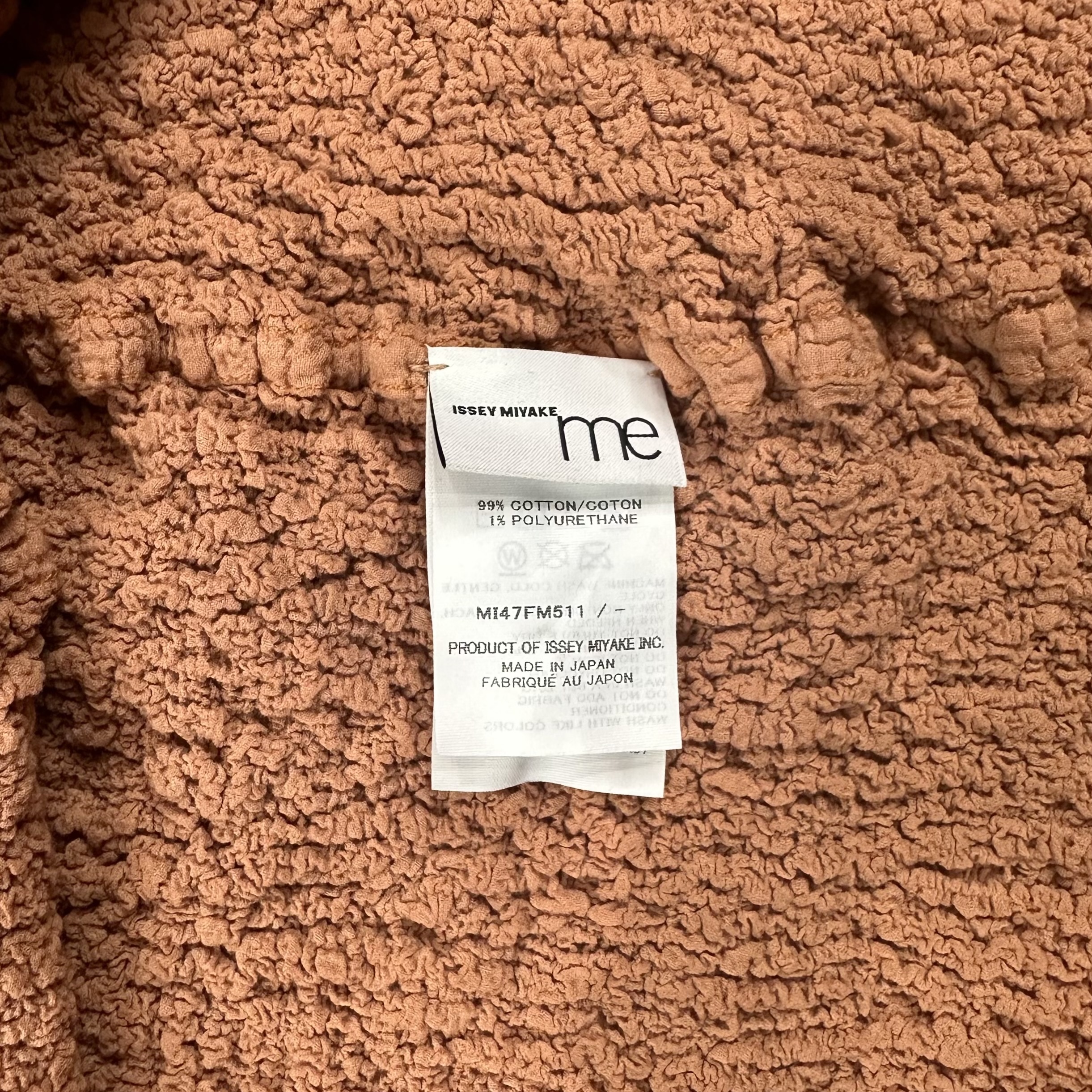 Issey Miyake Crinkled Polo Shirt - View 4