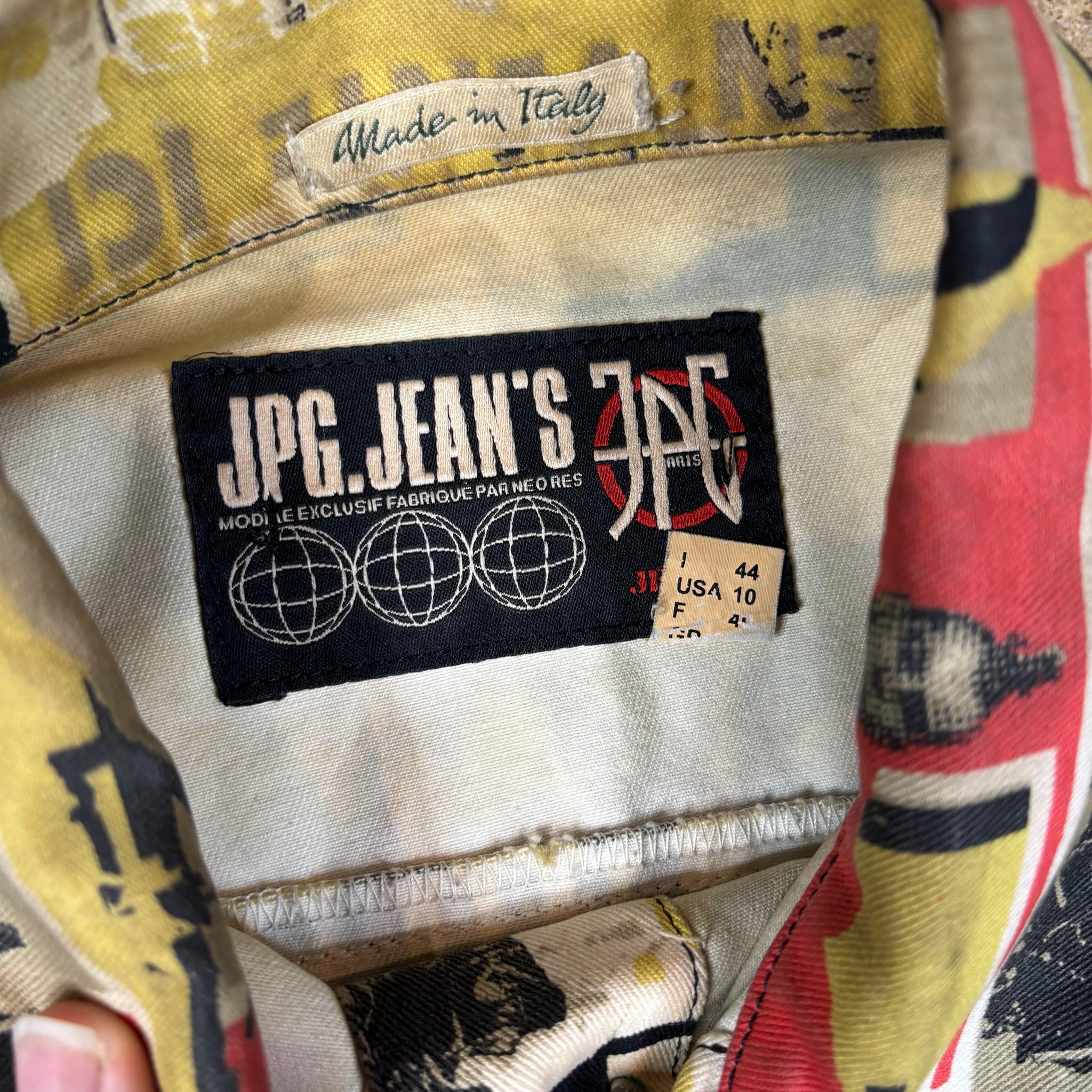 Jean Paul Gaultier 1997 Fight Racism Trucker Jacket - View 3