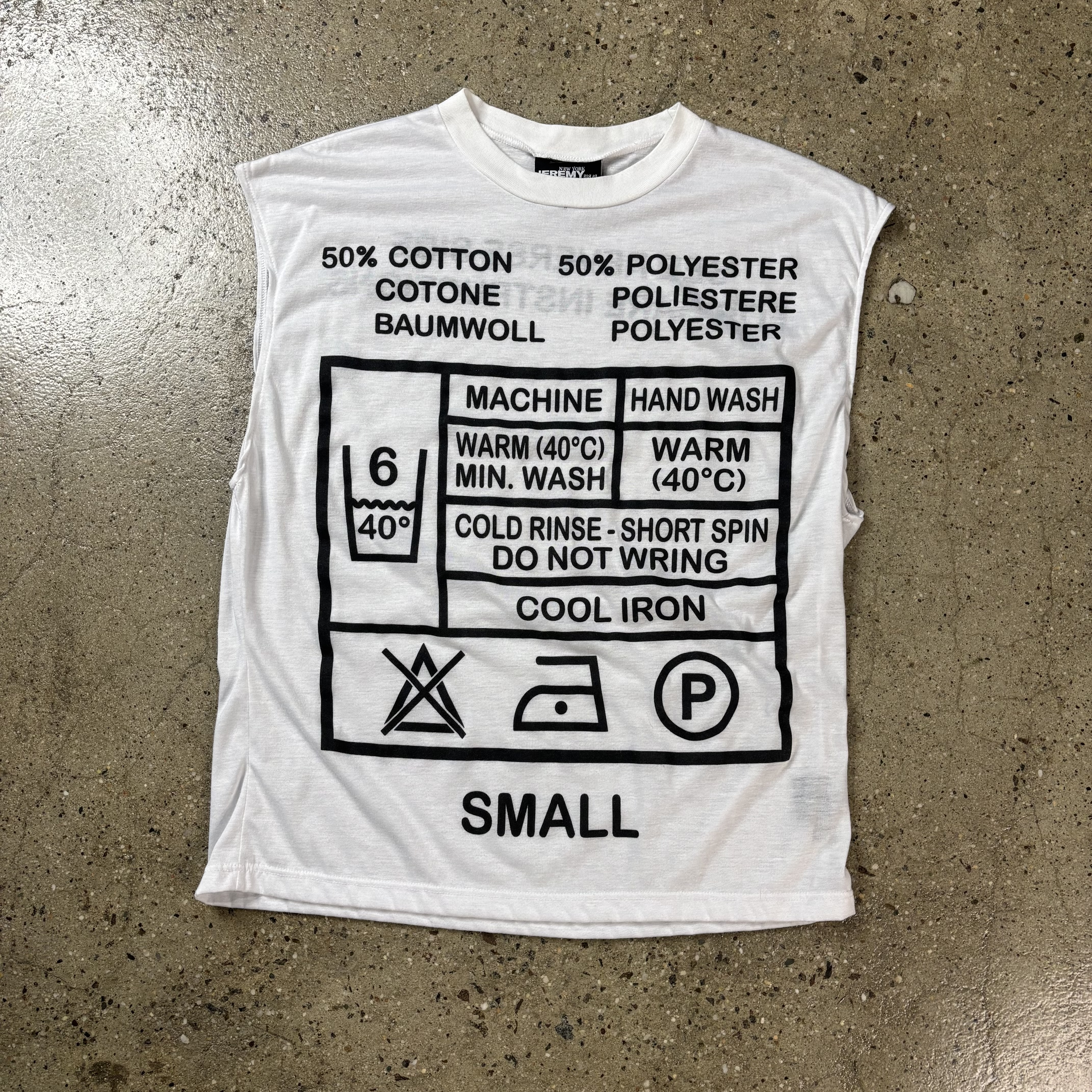 Washtag Sleeveless Tee