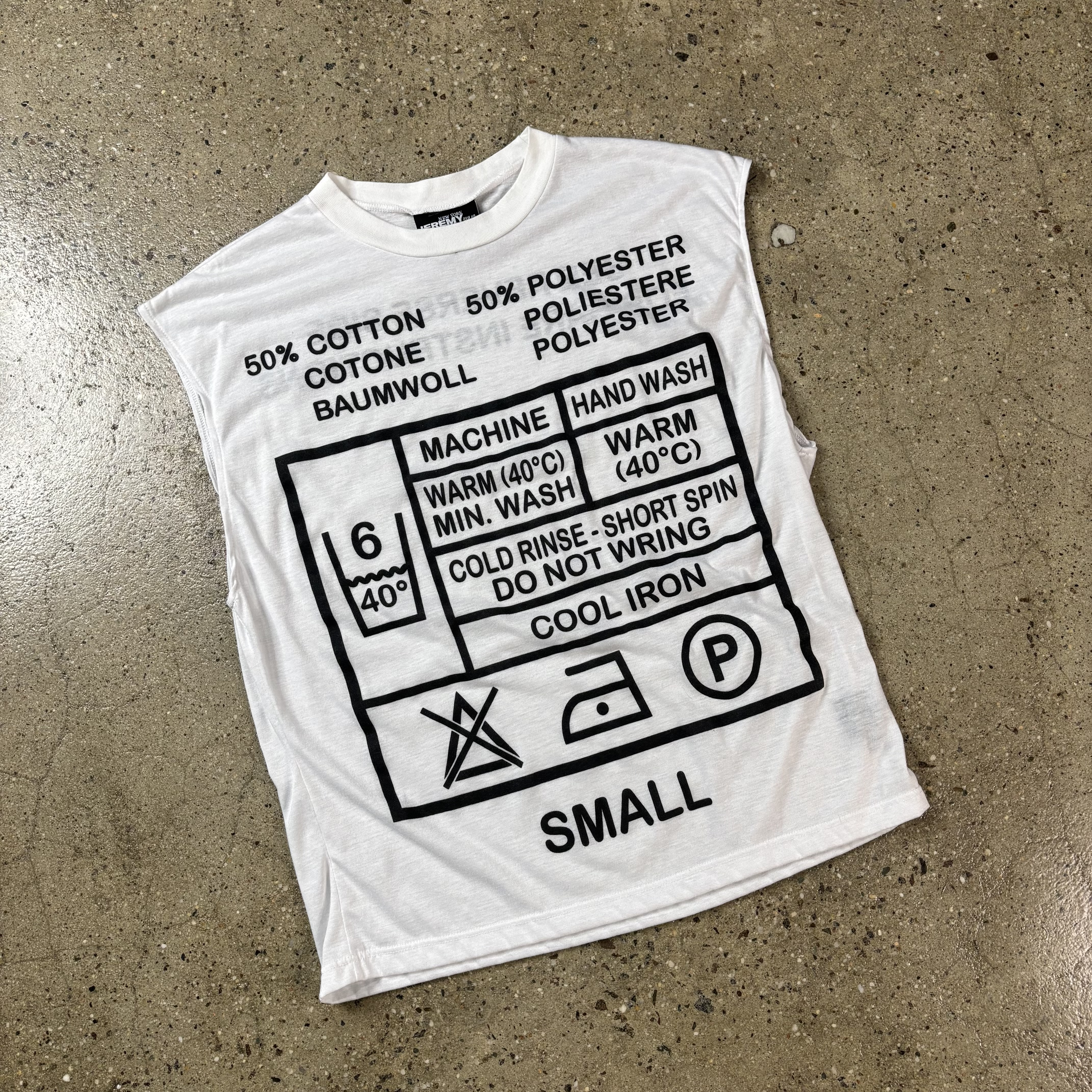 Jeremy Scott Washtag Sleeveless Tee - View 2