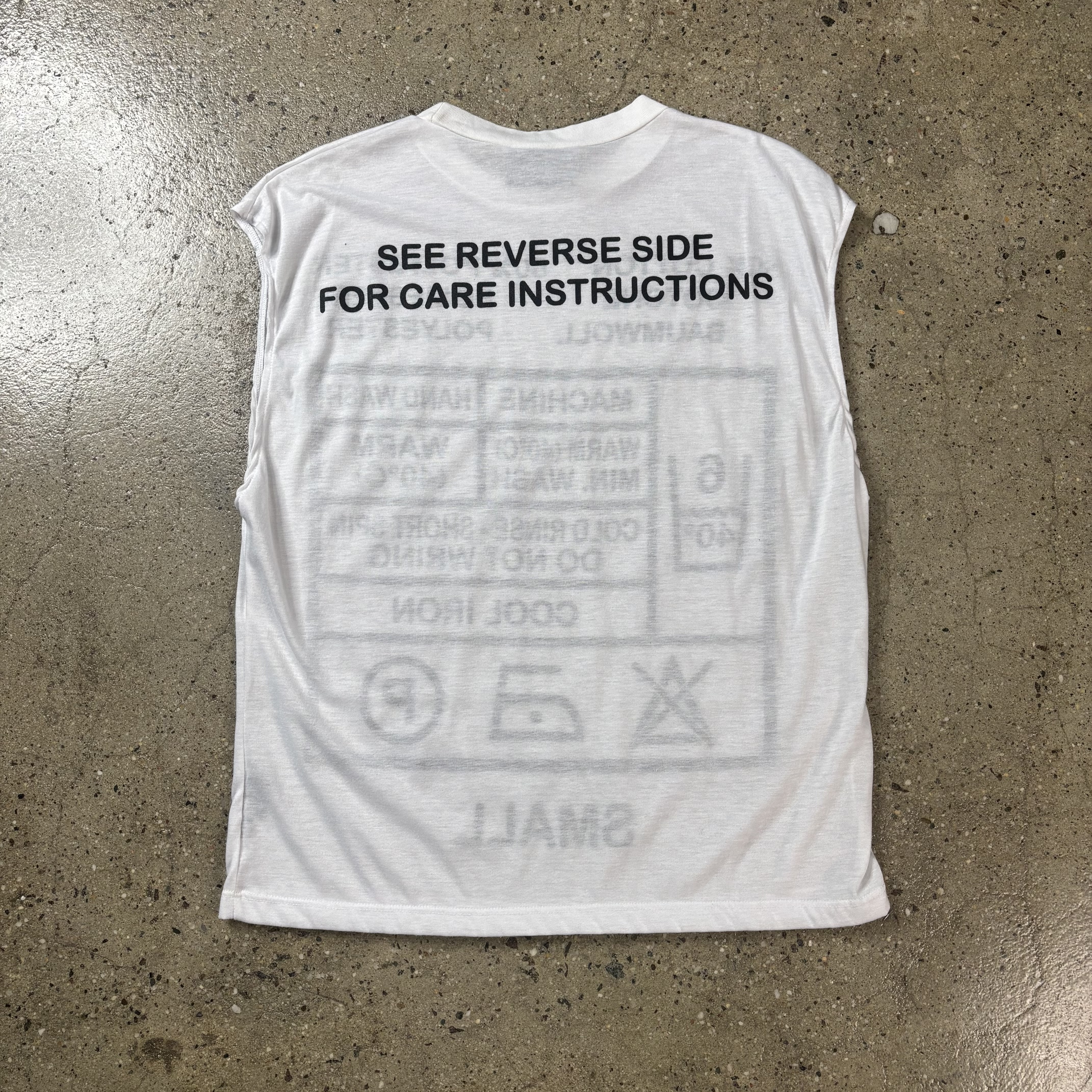 Jeremy Scott Washtag Sleeveless Tee - View 5