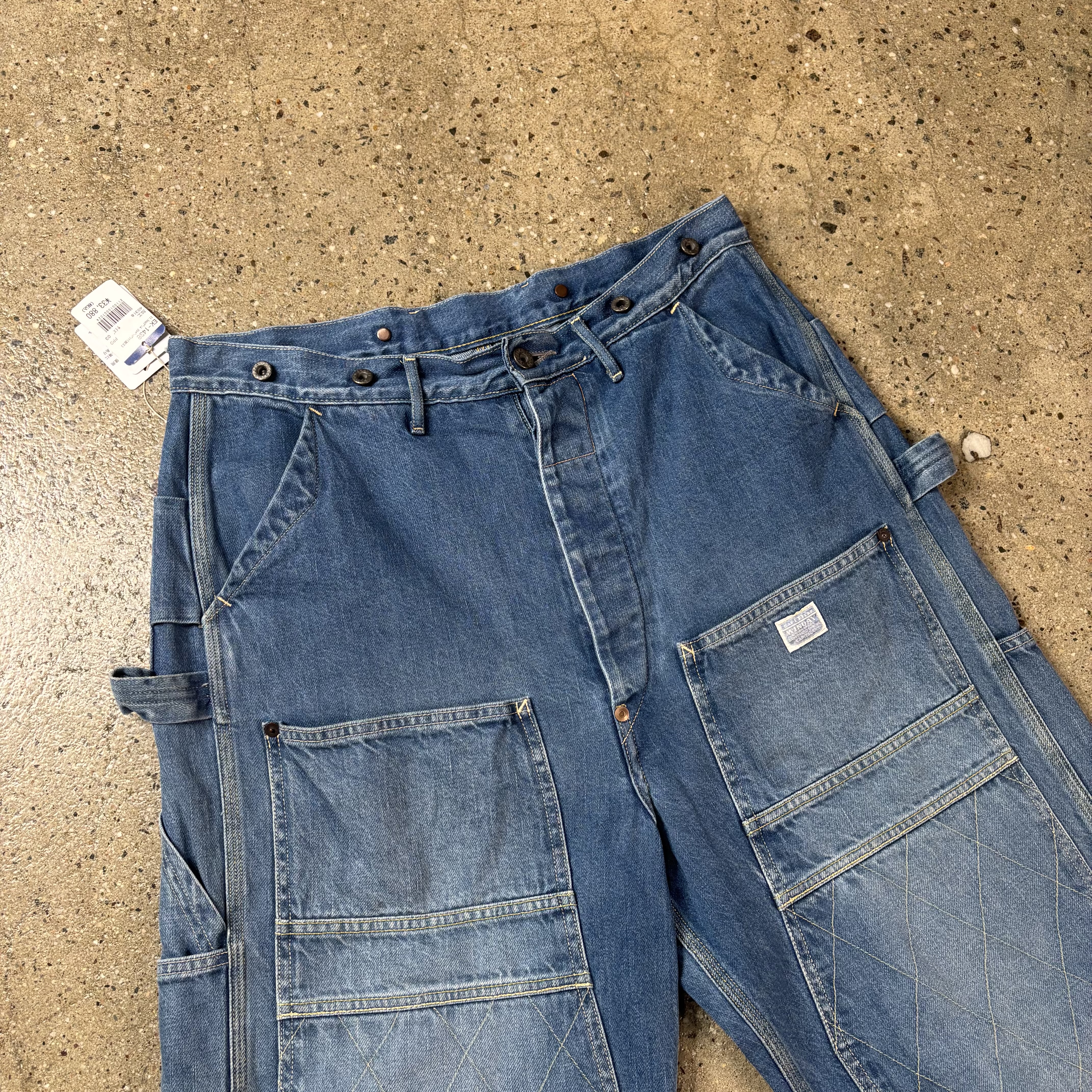 Kapital 11.5Oz Denim Cargo Pants - View 2