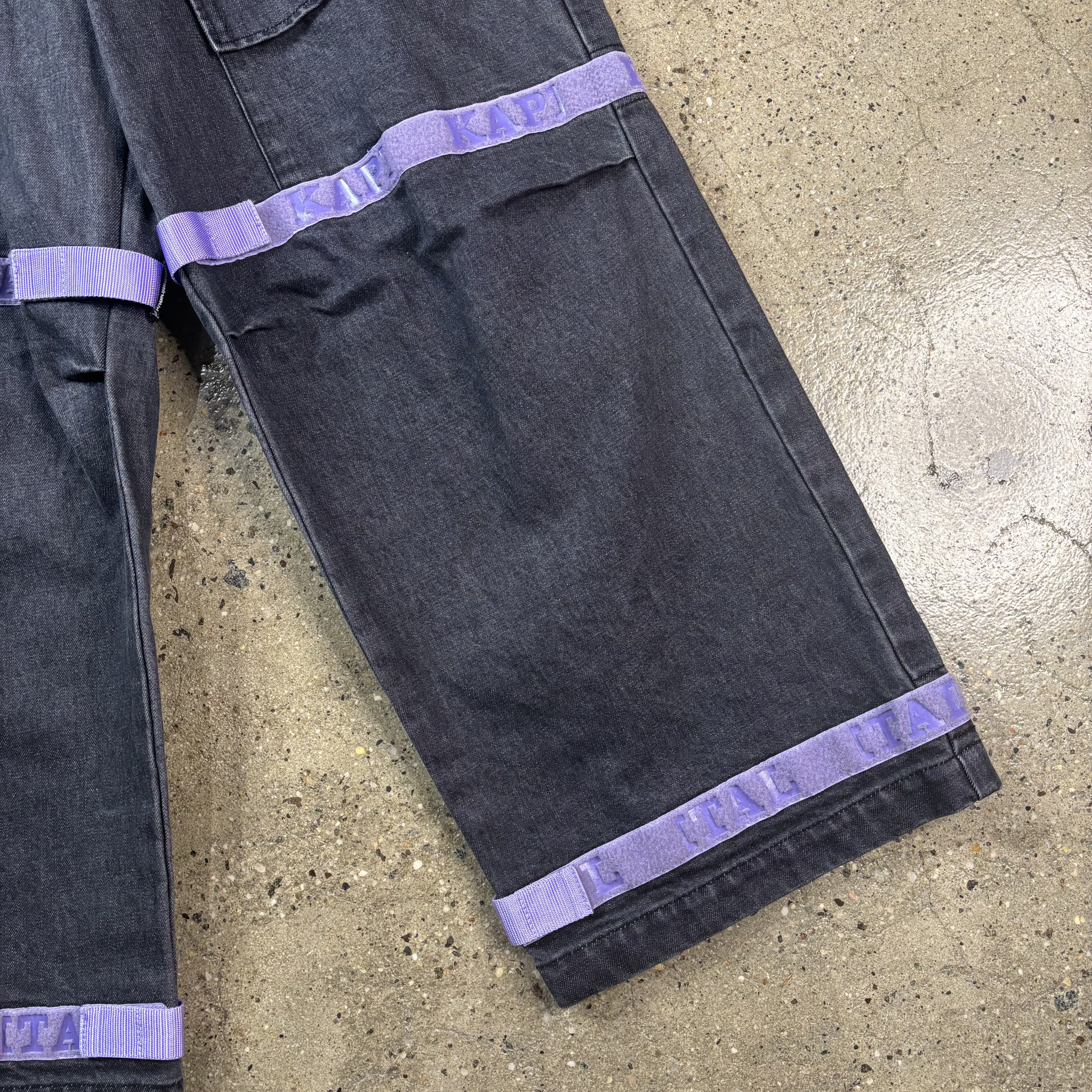 Kapital 14Oz Adjustable Denim Cargo Pants - View 2