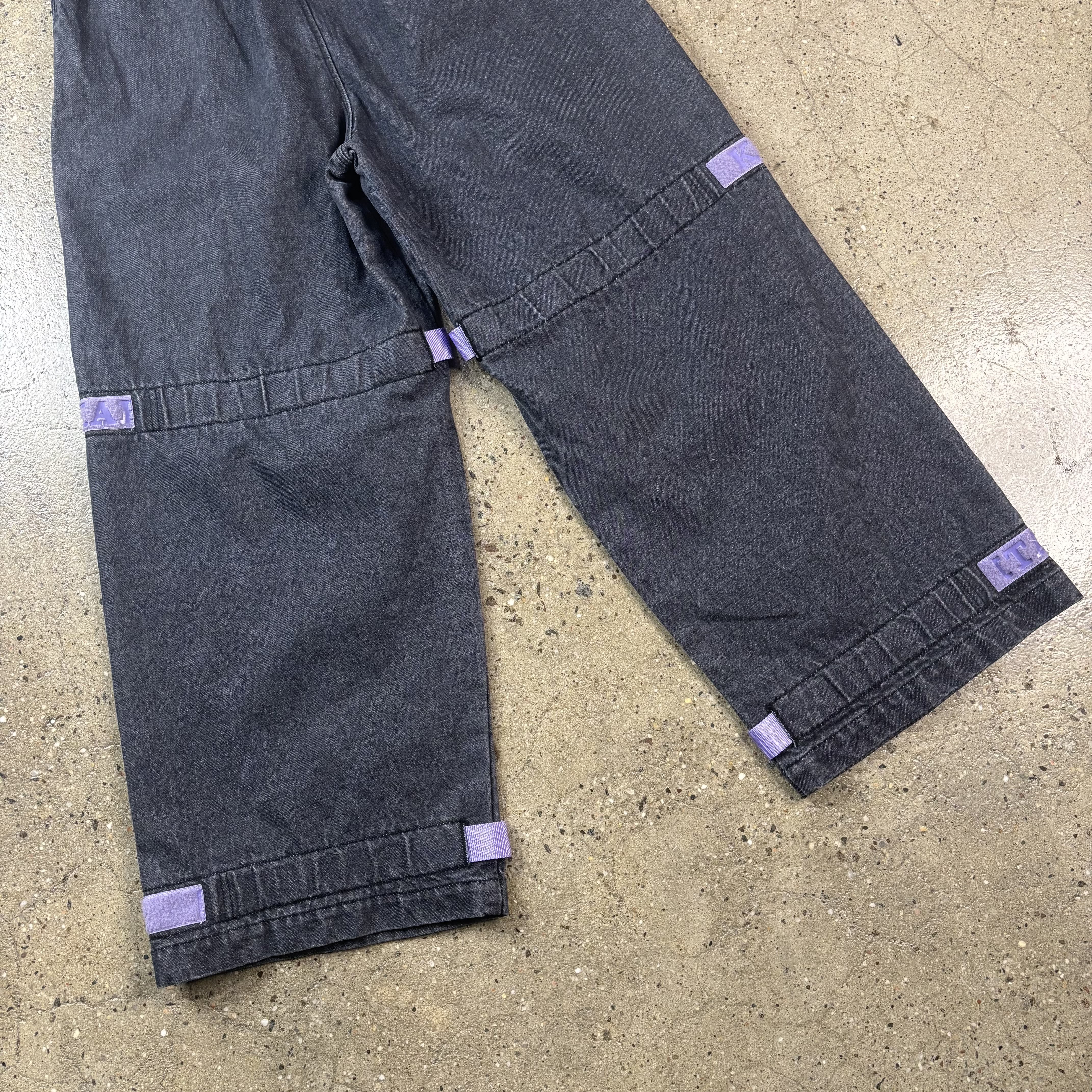 Kapital 14Oz Adjustable Denim Cargo Pants - View 4