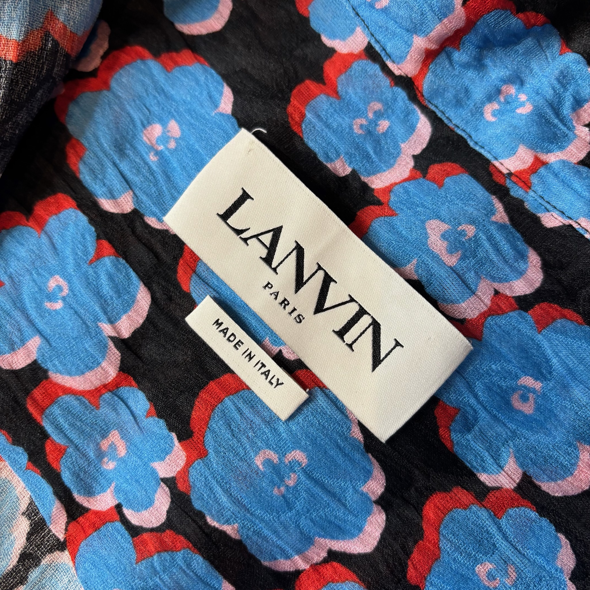 Lanvin Crinkle Flower Shirt - View 4