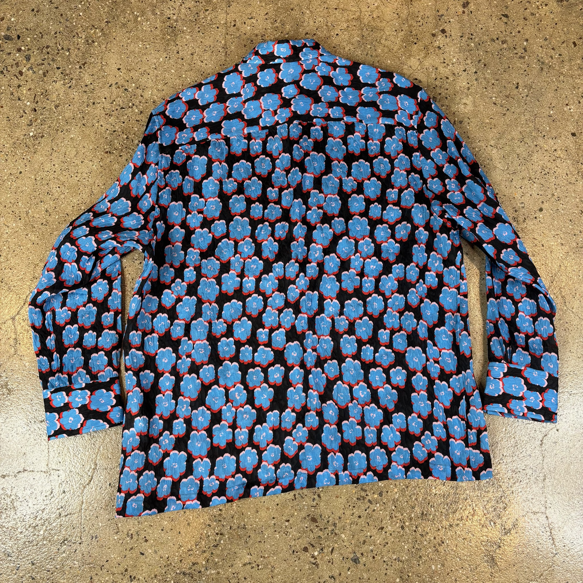 Lanvin Crinkle Flower Shirt - View 5