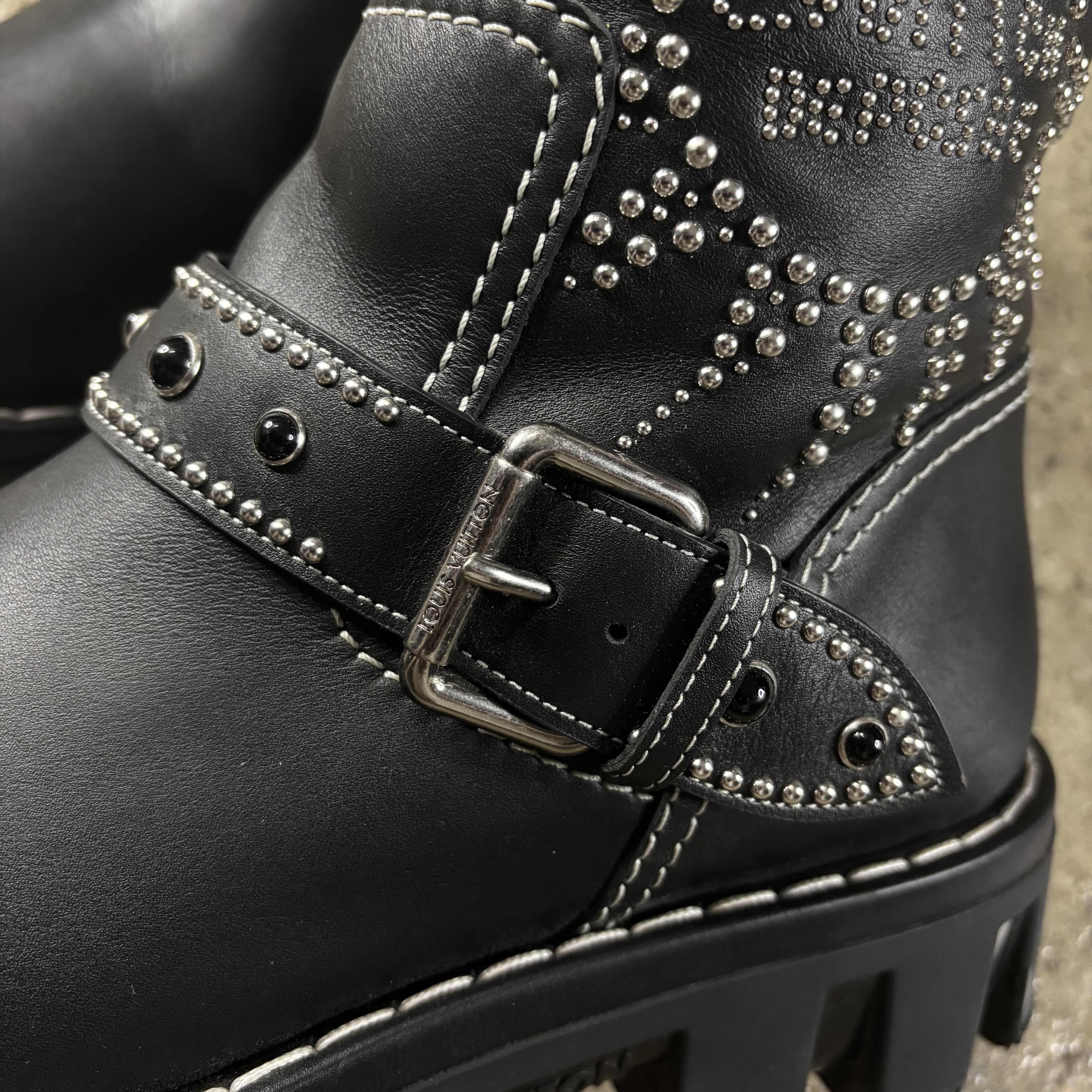 Louis Vuitton SS24 Studded Boots - View 3