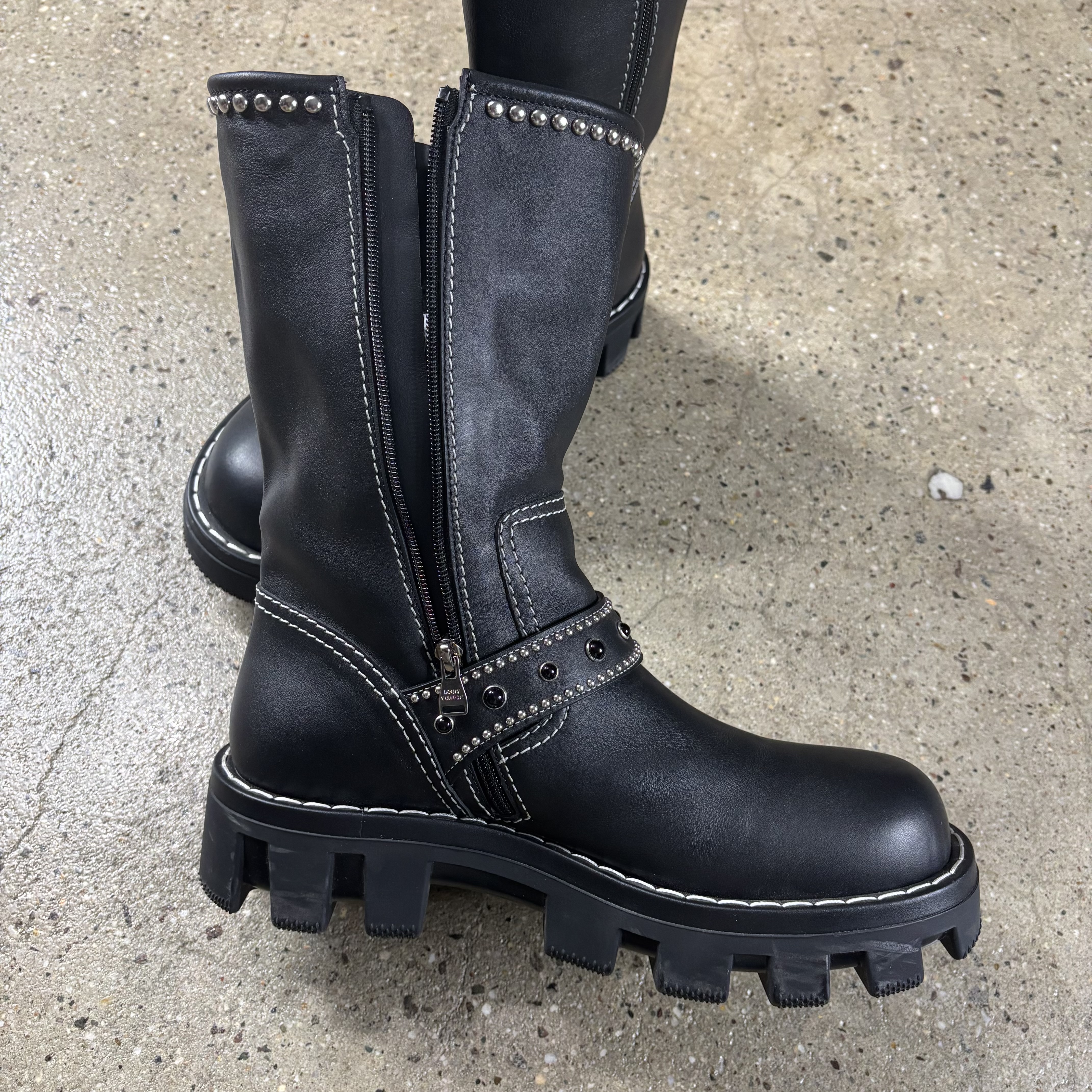 Louis Vuitton SS24 Studded Boots - View 8