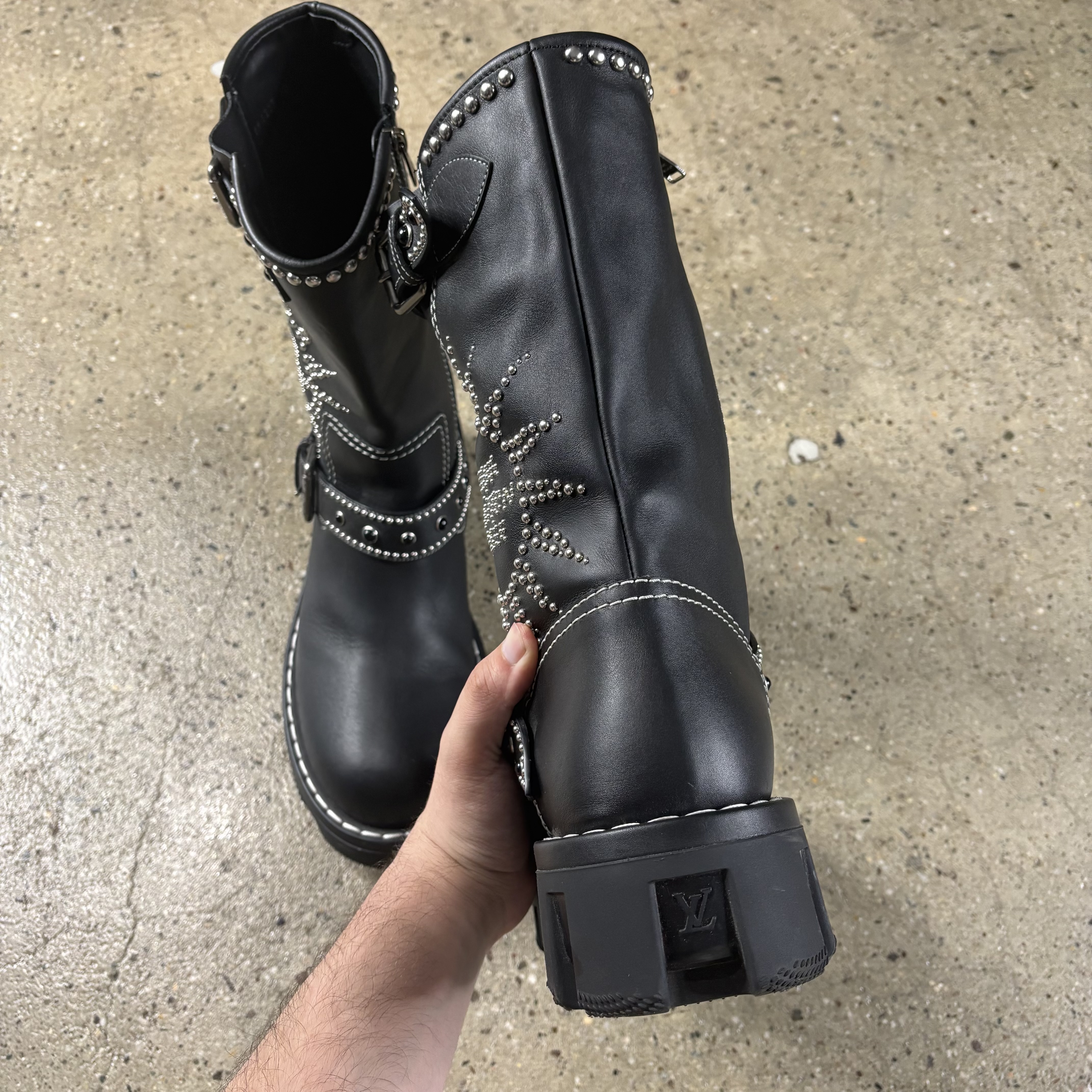 Louis Vuitton SS24 Studded Boots - View 10
