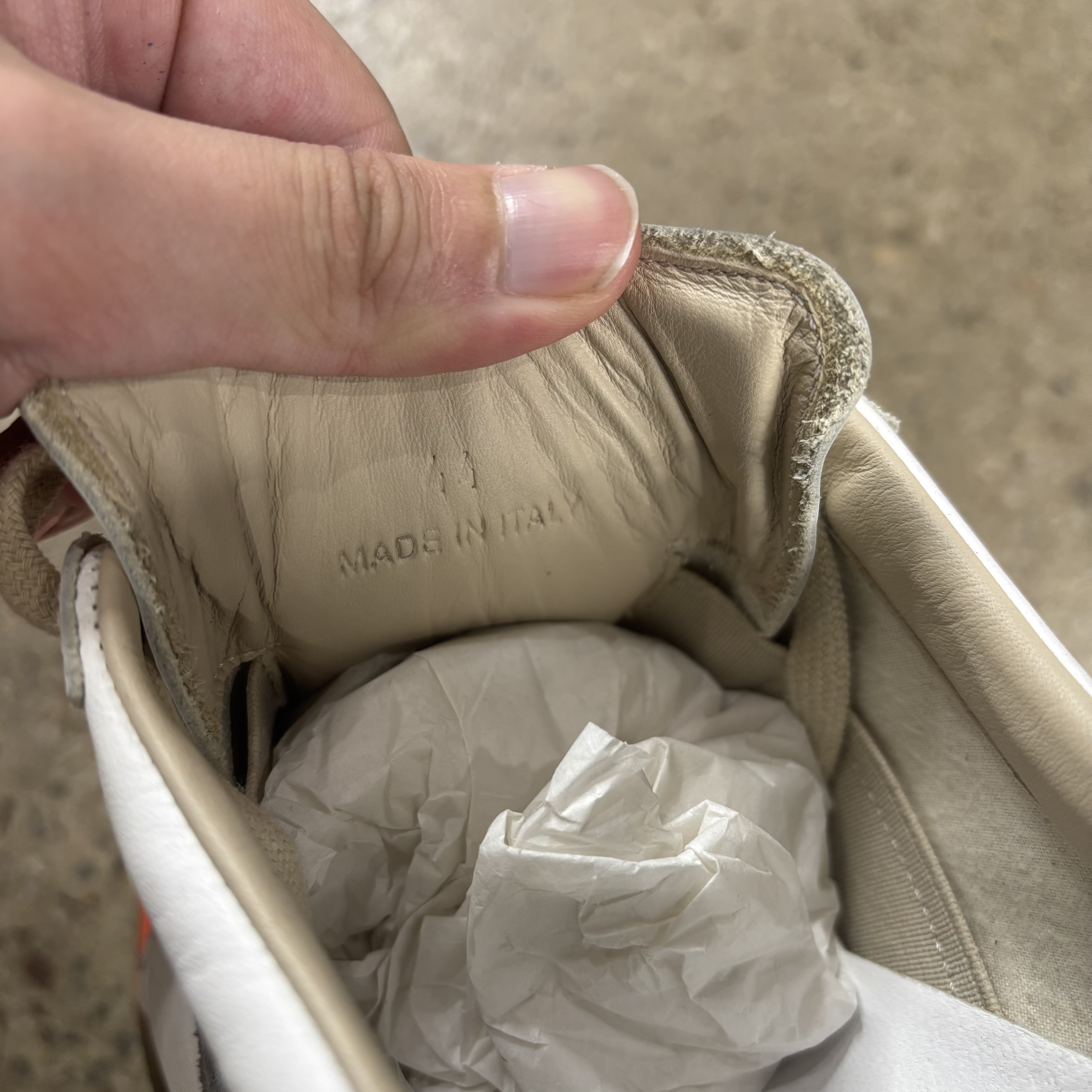 Maison Margiela Orange Toe Gats - View 7
