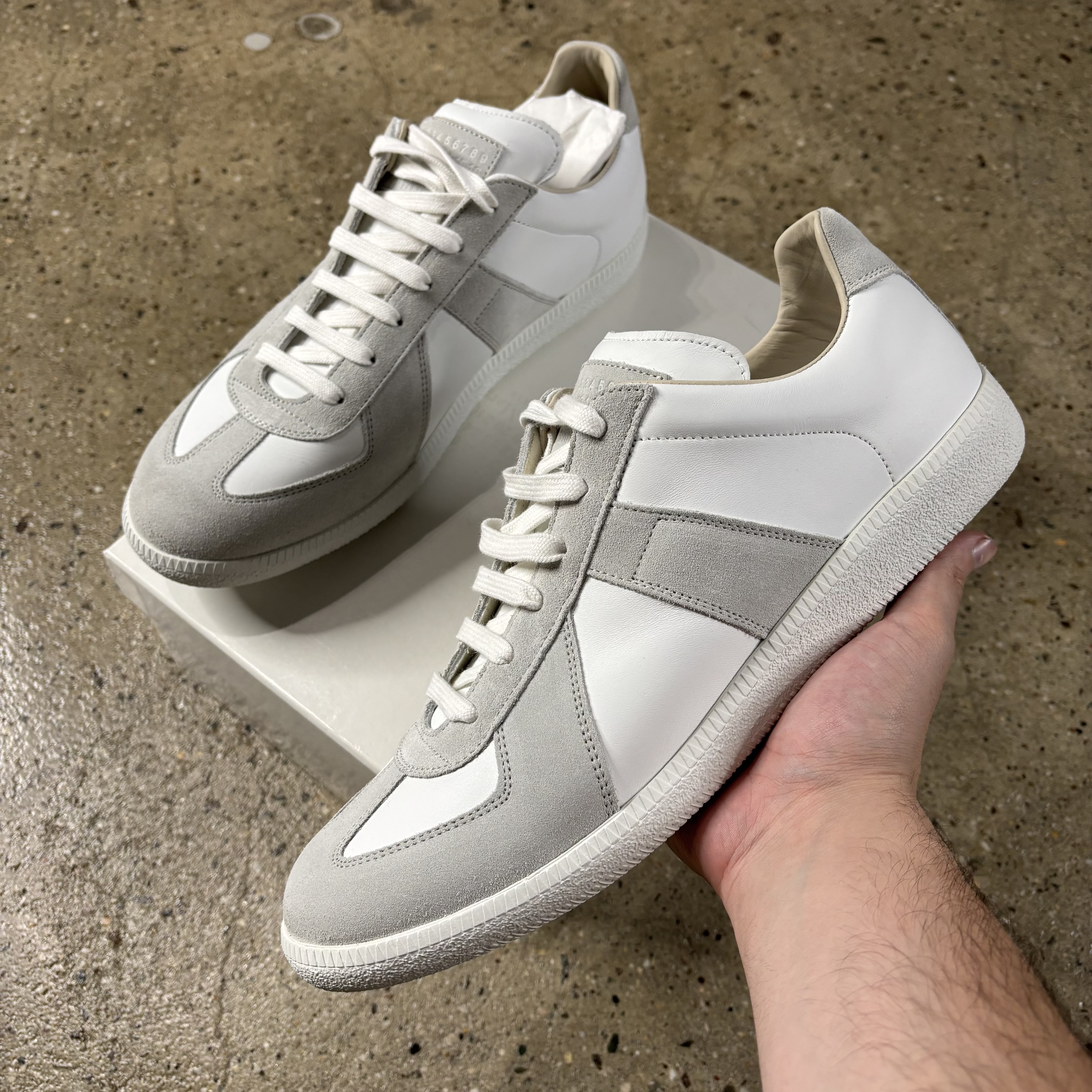 Maison Margiela White Gat Sneakers - View 2