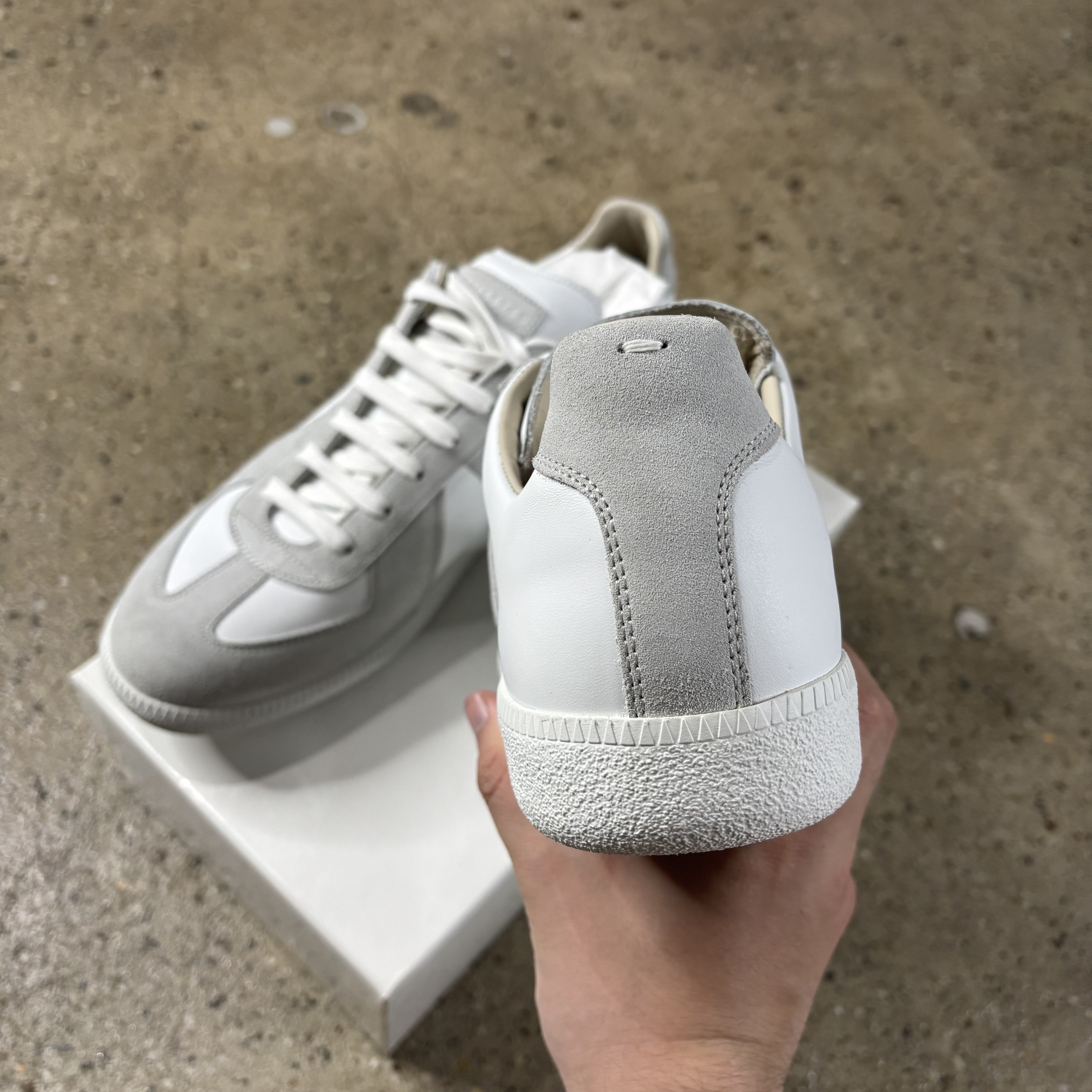 Maison Margiela White Gat Sneakers - View 4