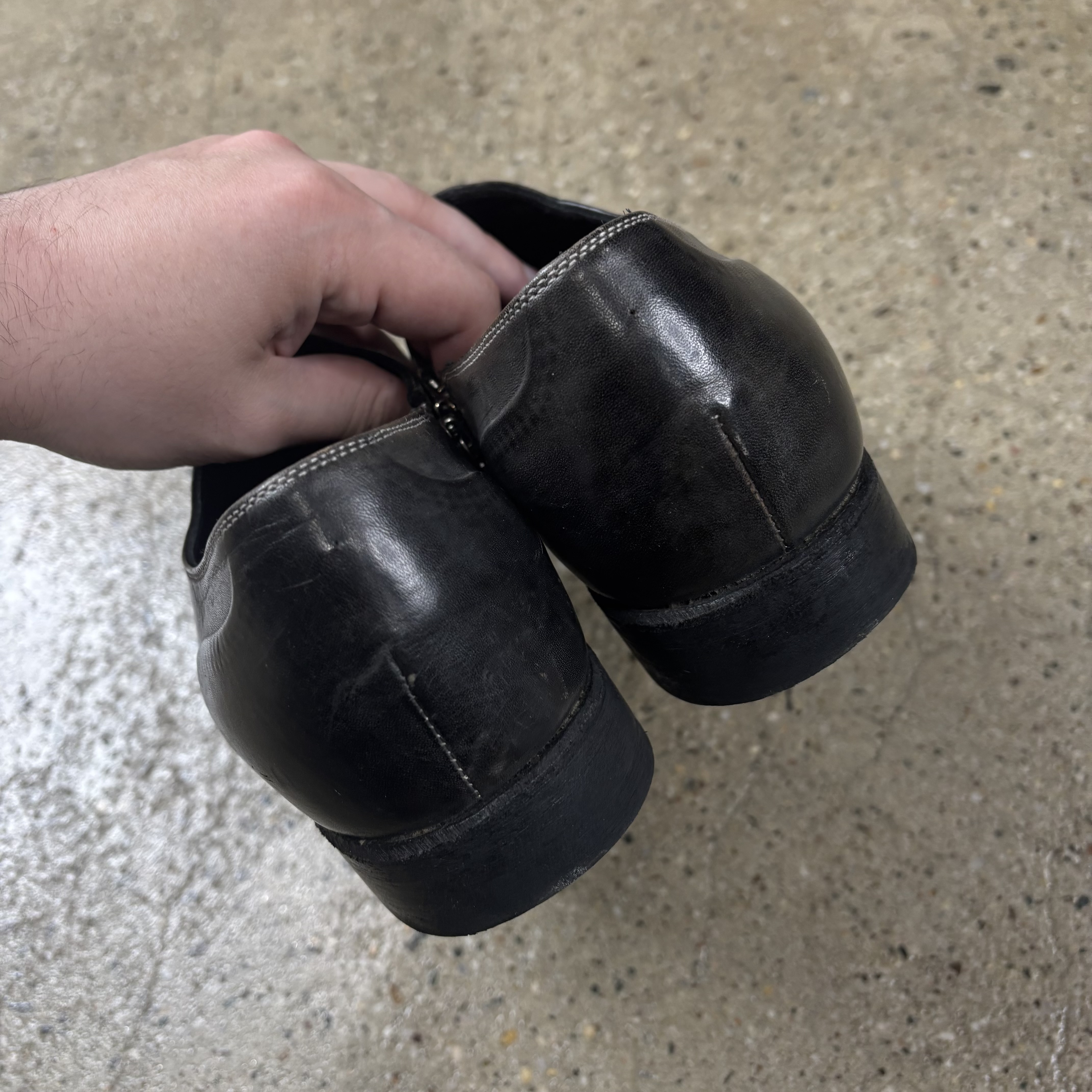 Mihara Yasuhiro Embossed Leather Dress Shoes - View 3