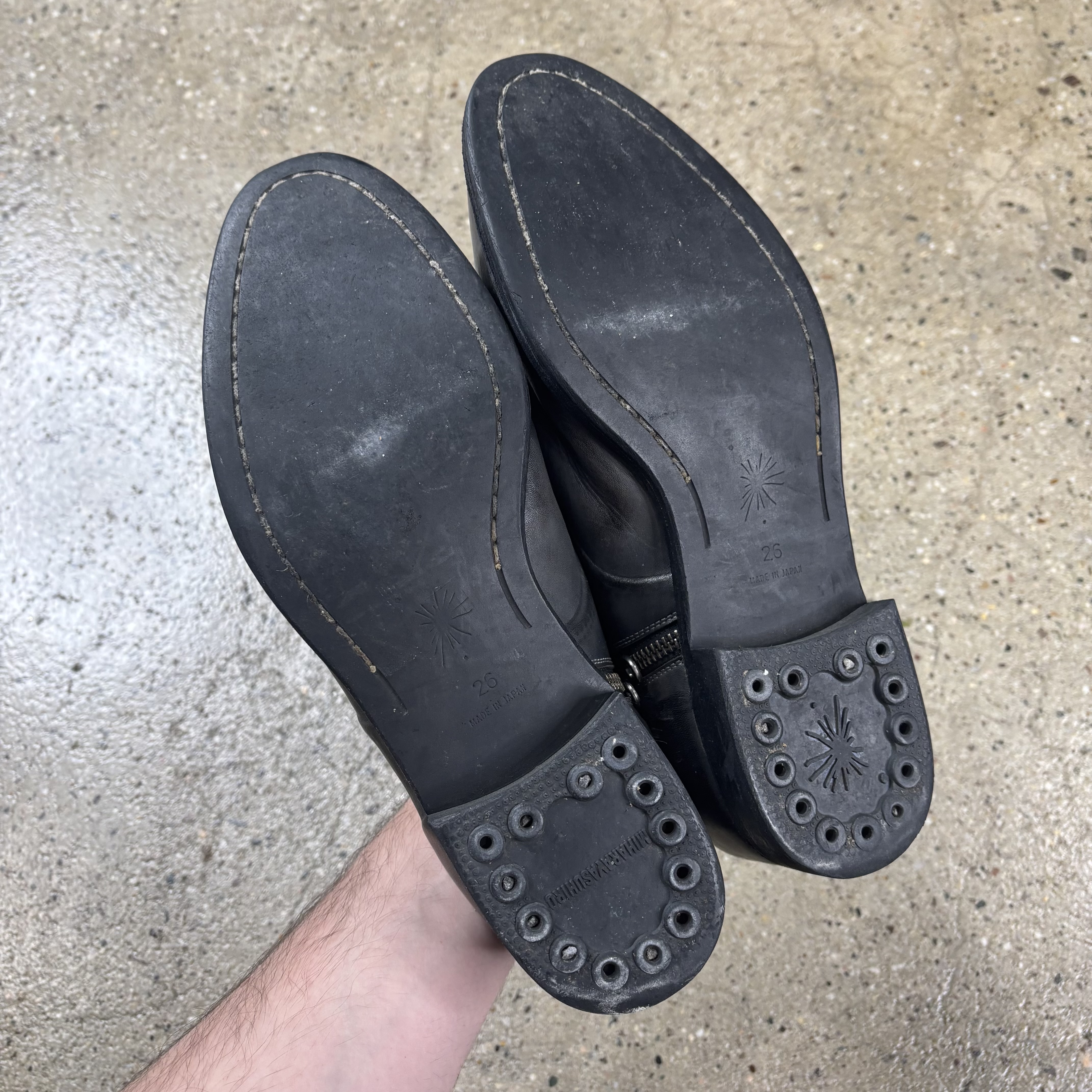 Mihara Yasuhiro Embossed Leather Dress Shoes - View 4