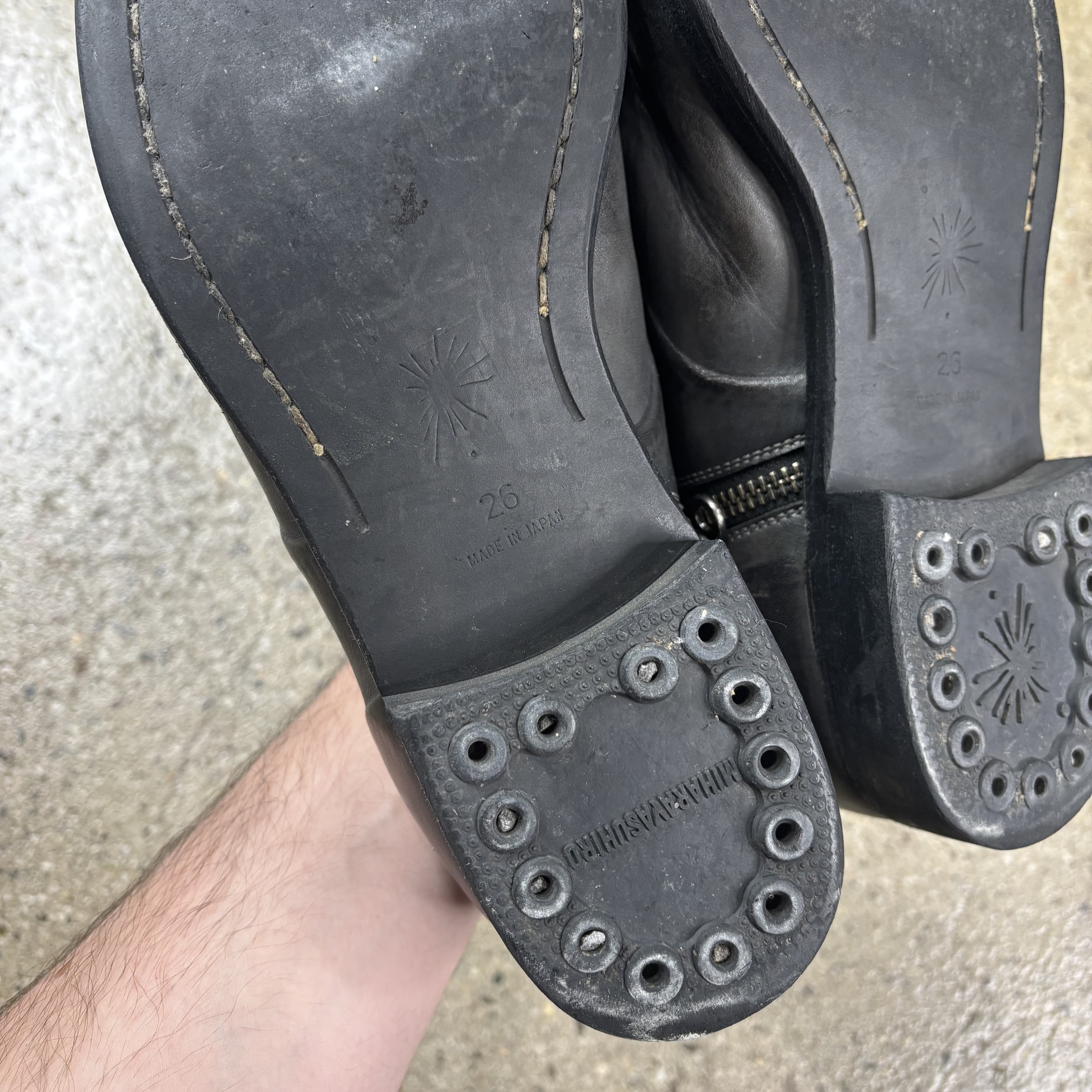 Mihara Yasuhiro Embossed Leather Dress Shoes - View 5