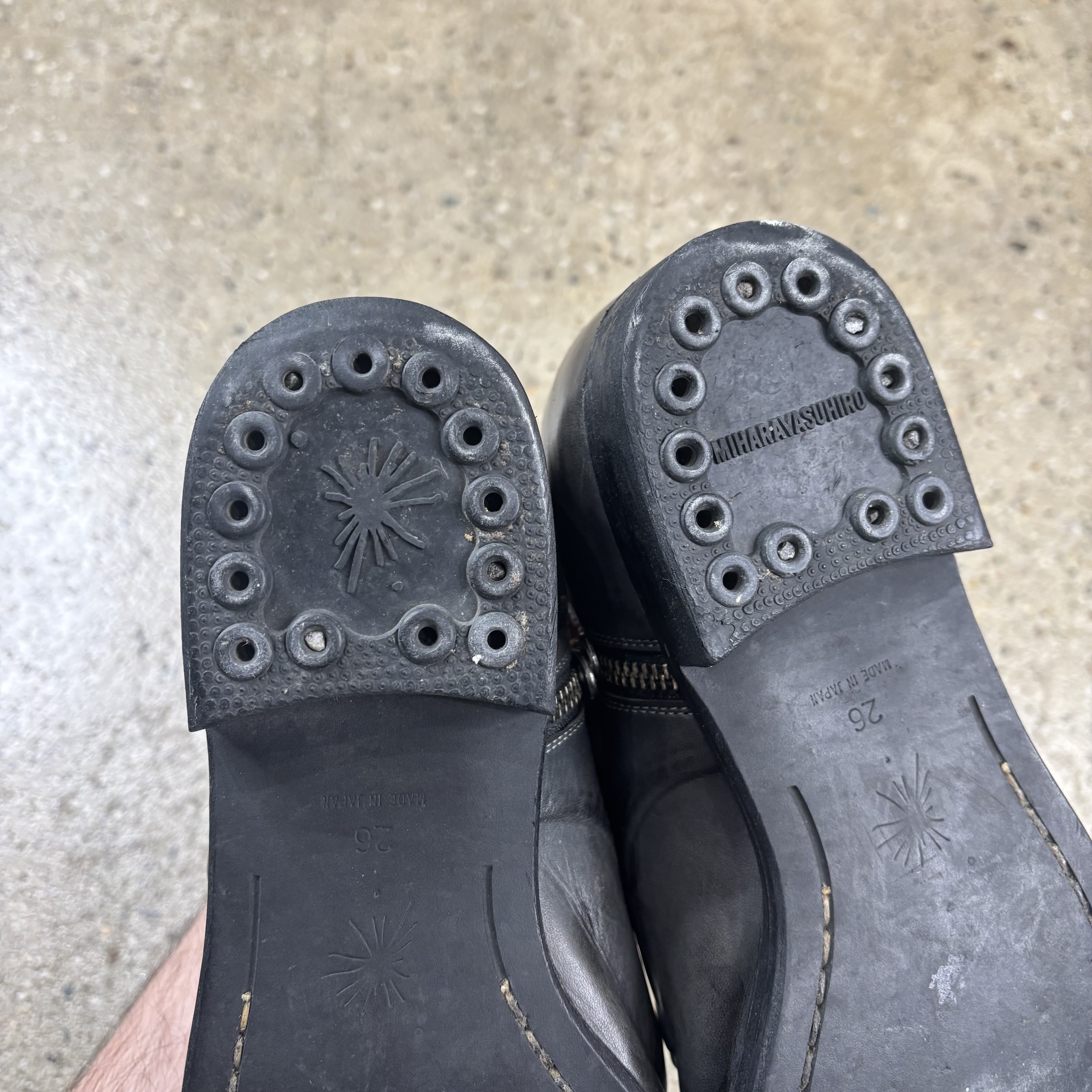 Mihara Yasuhiro Embossed Leather Dress Shoes - View 6
