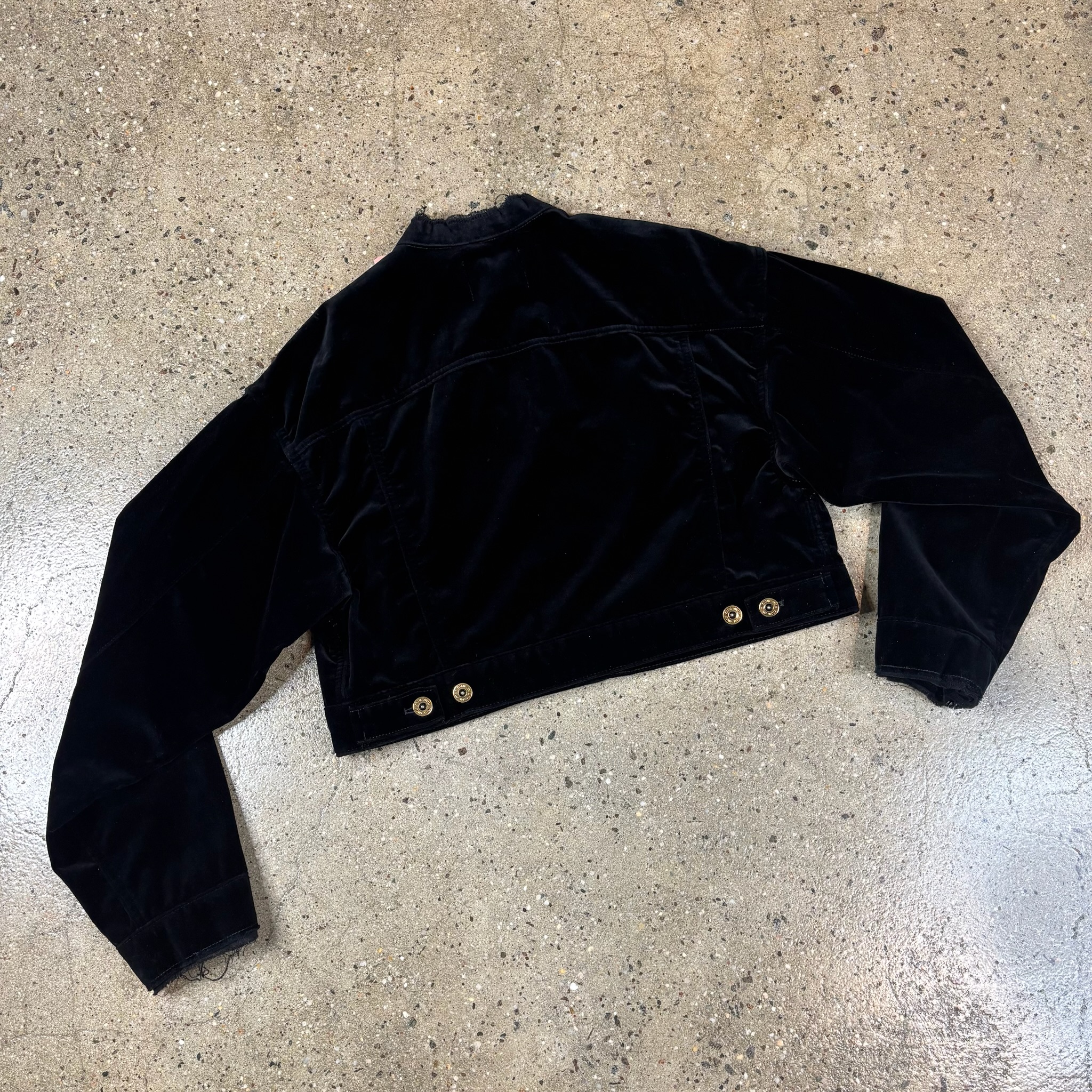 Miu Miu Velvet Cropped Jacket - View 2
