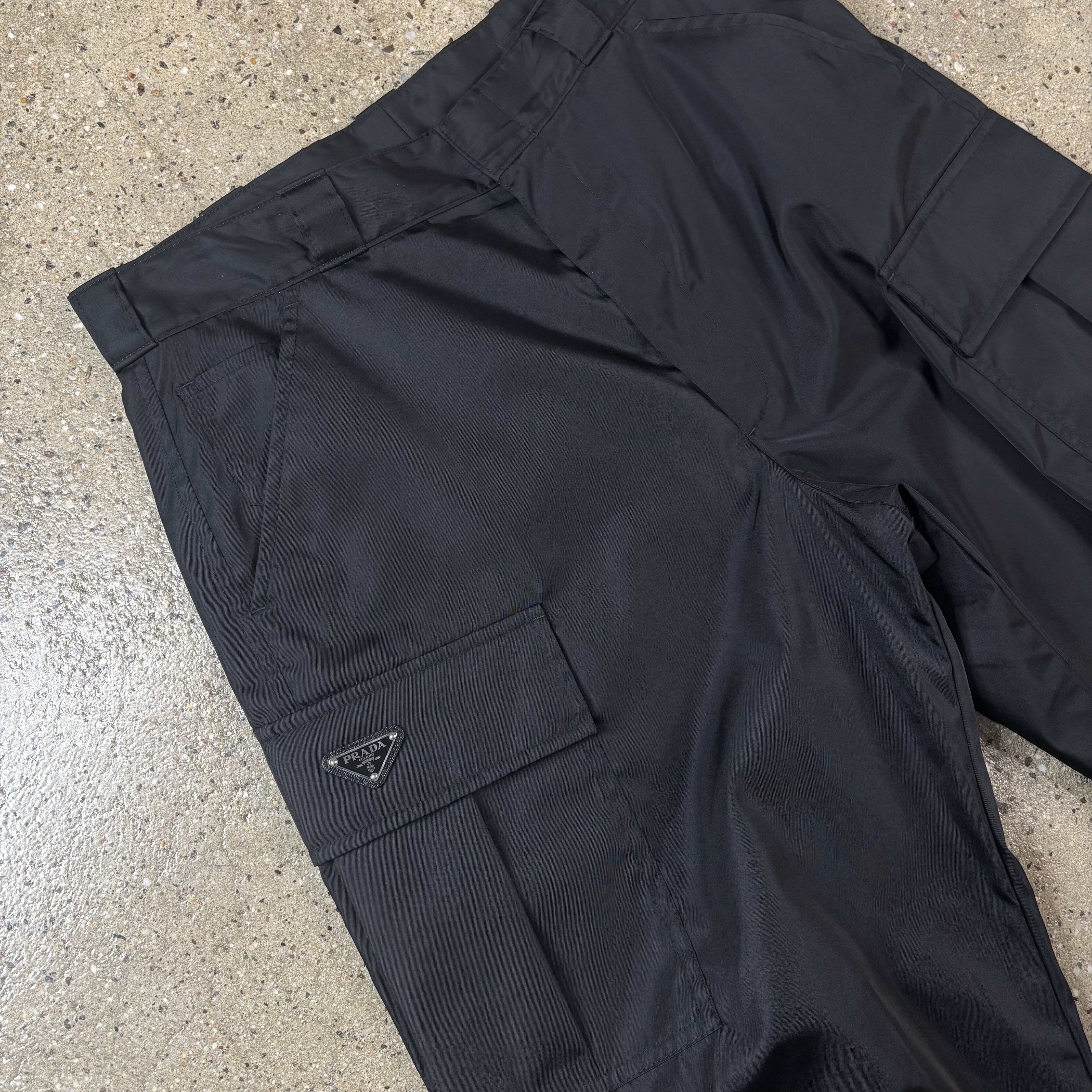 Prada Re-Nylon Adjustable Cargo Pants - View 2