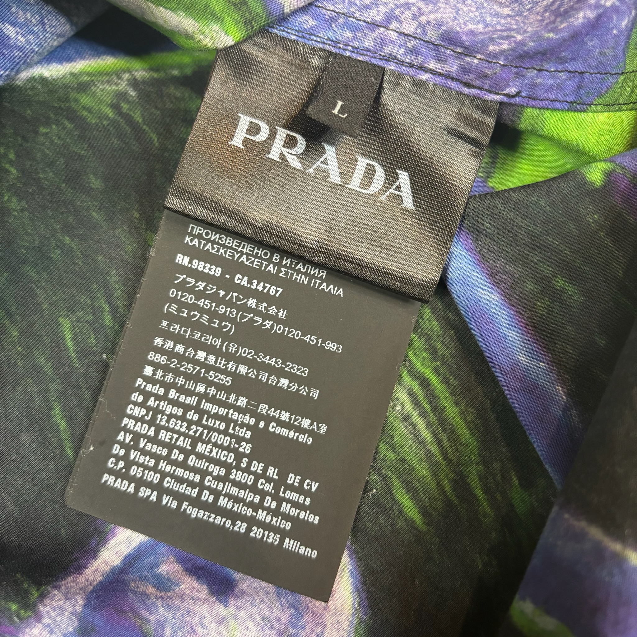 Prada Impossible True Love Camp Collar Shirt - View 4