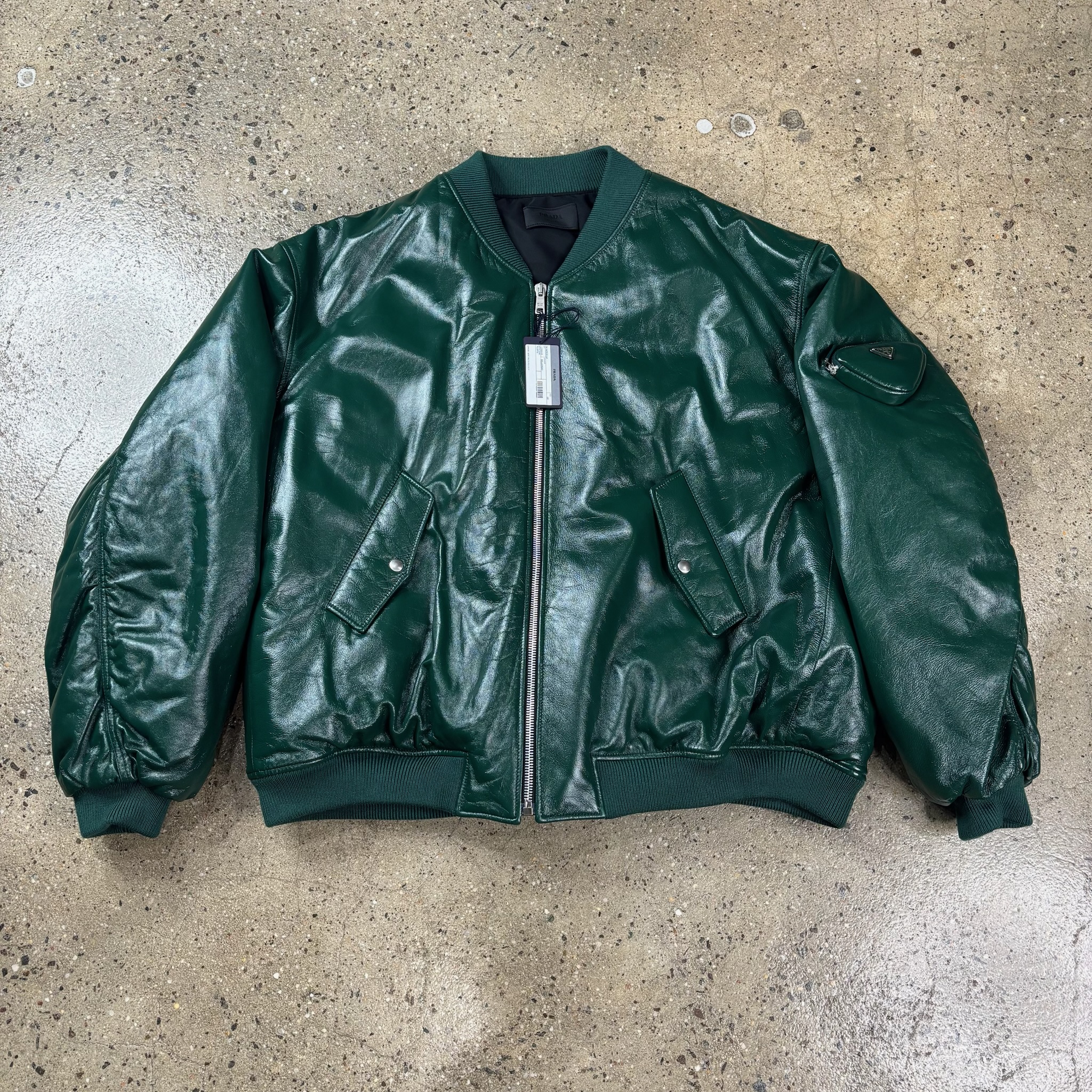 Raf Simons Napa Leather Bomber Jacket