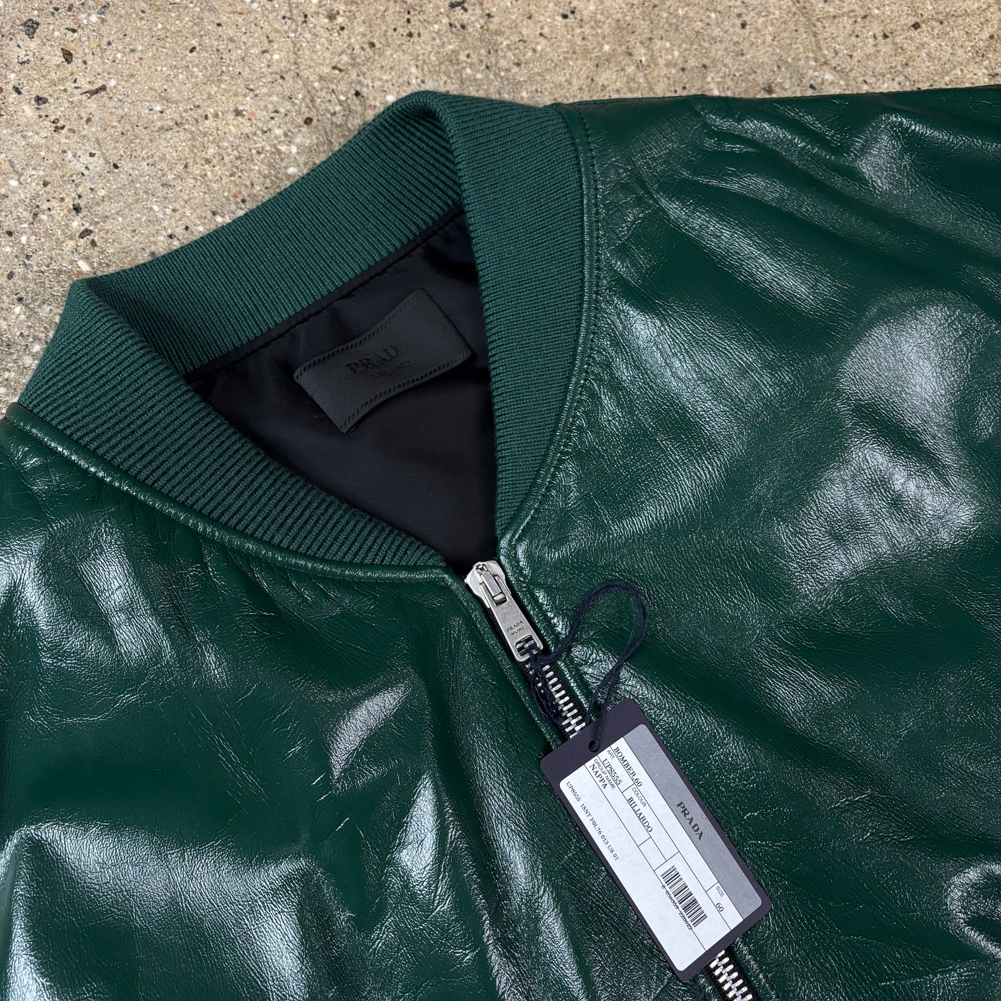 Prada Raf Simons Napa Leather Bomber Jacket - View 4