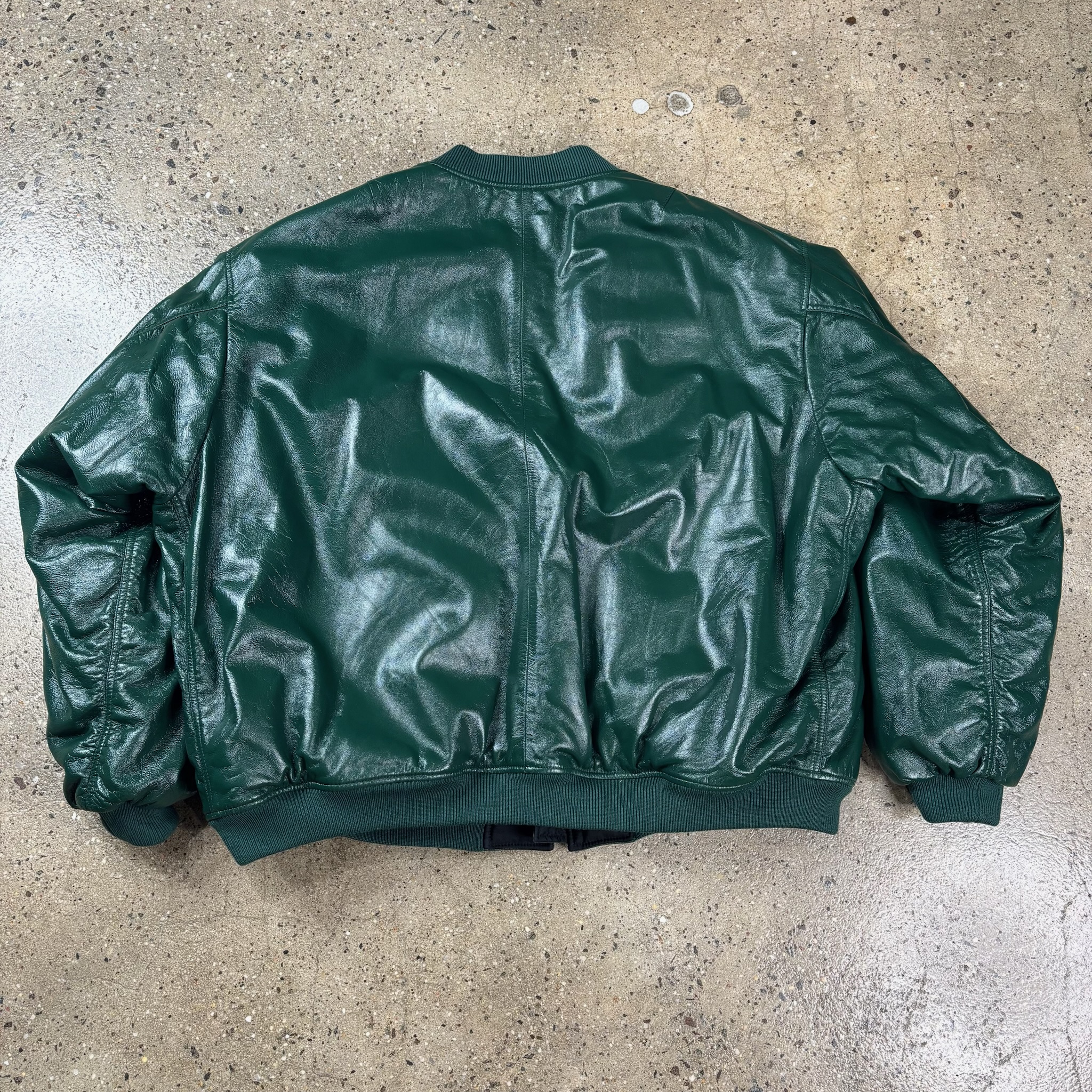 Prada Raf Simons Napa Leather Bomber Jacket - View 8