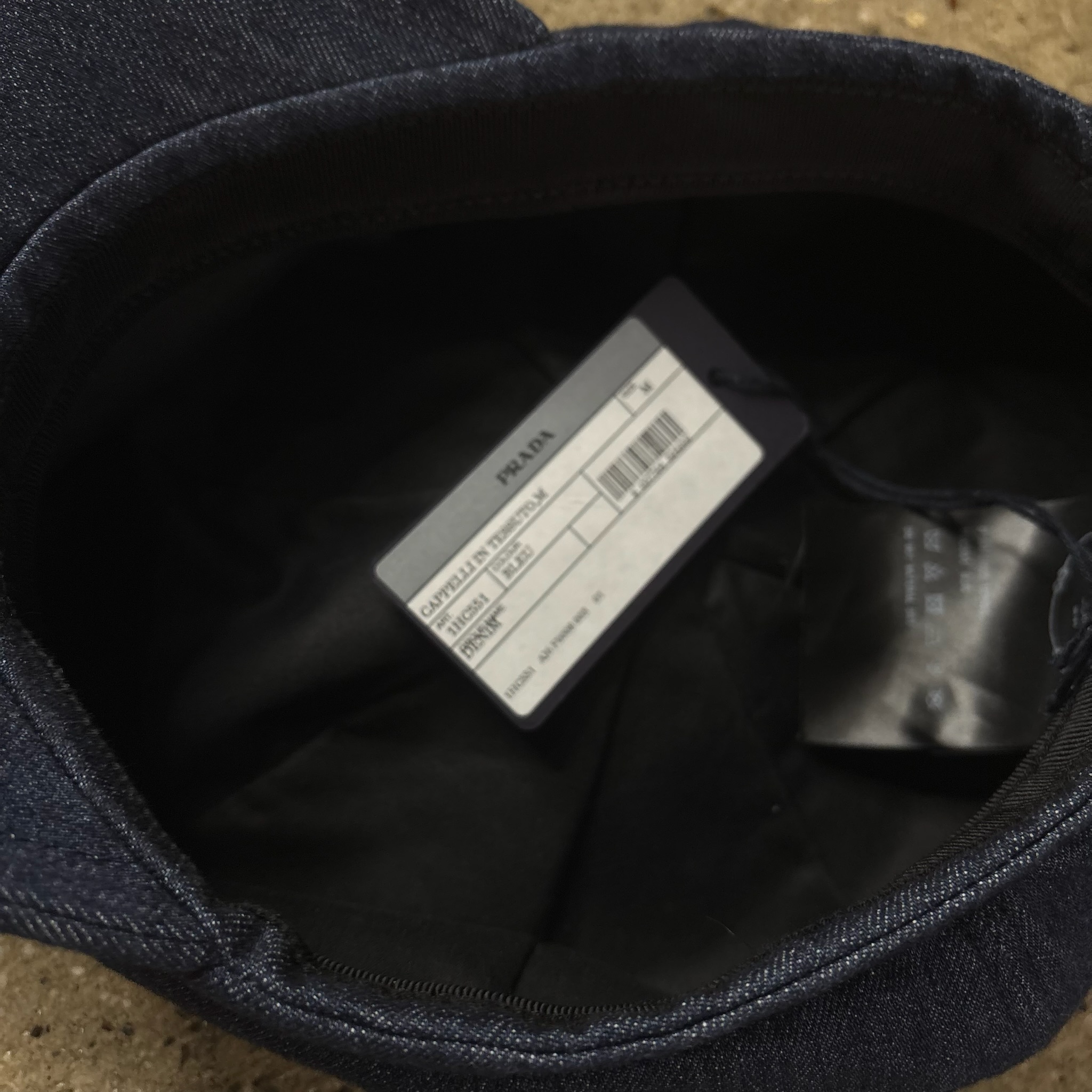 Prada Denim Newsboy Hat - View 4