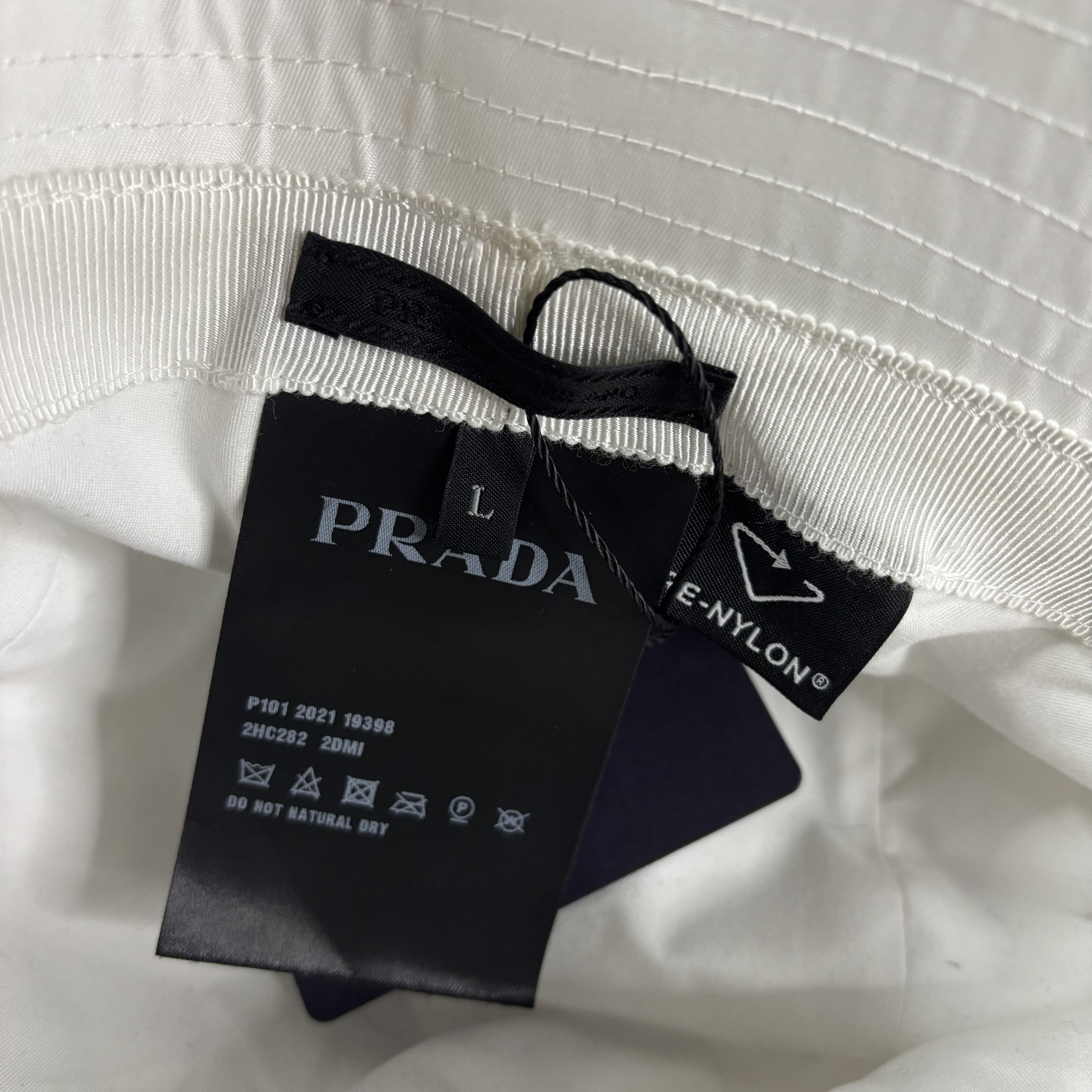 Prada Raf Simons Asymmetrical Bucket Hat - View 2